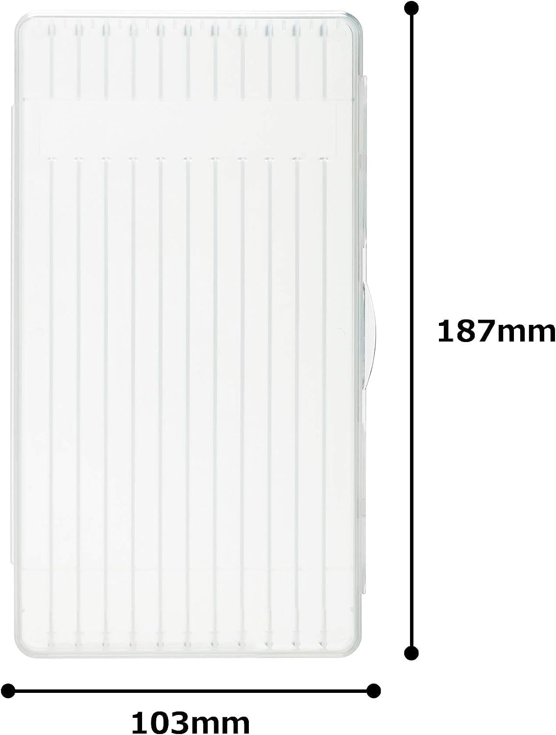 Nakabayashi Artem CP-TCS12-3P Transparent Colored Pencils Case for 12 Pens Pack of 3