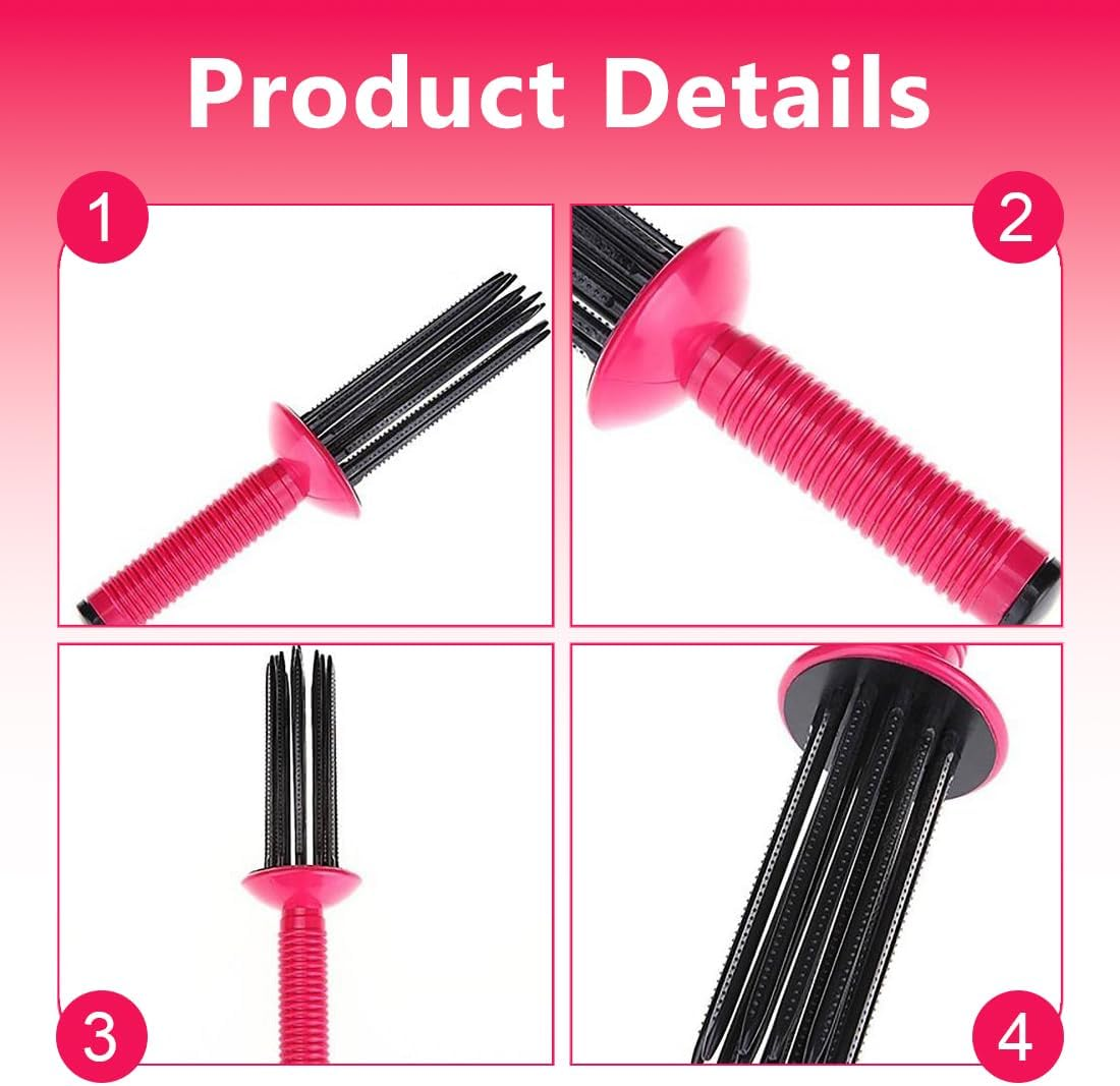 NHQZ Curly Hair Brush, Curl Defining Brush, Hair Brush for Combing and Shaping, Reduces Pulling and Curling Separation for Defined Curls image number 2