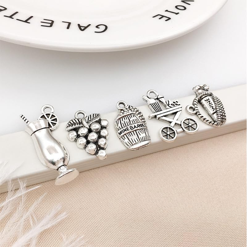 DACUAN Wine Glass Pendant Accessory, 25Mm for Christmas and Thanksgiving Wine Party Decoration image number 3