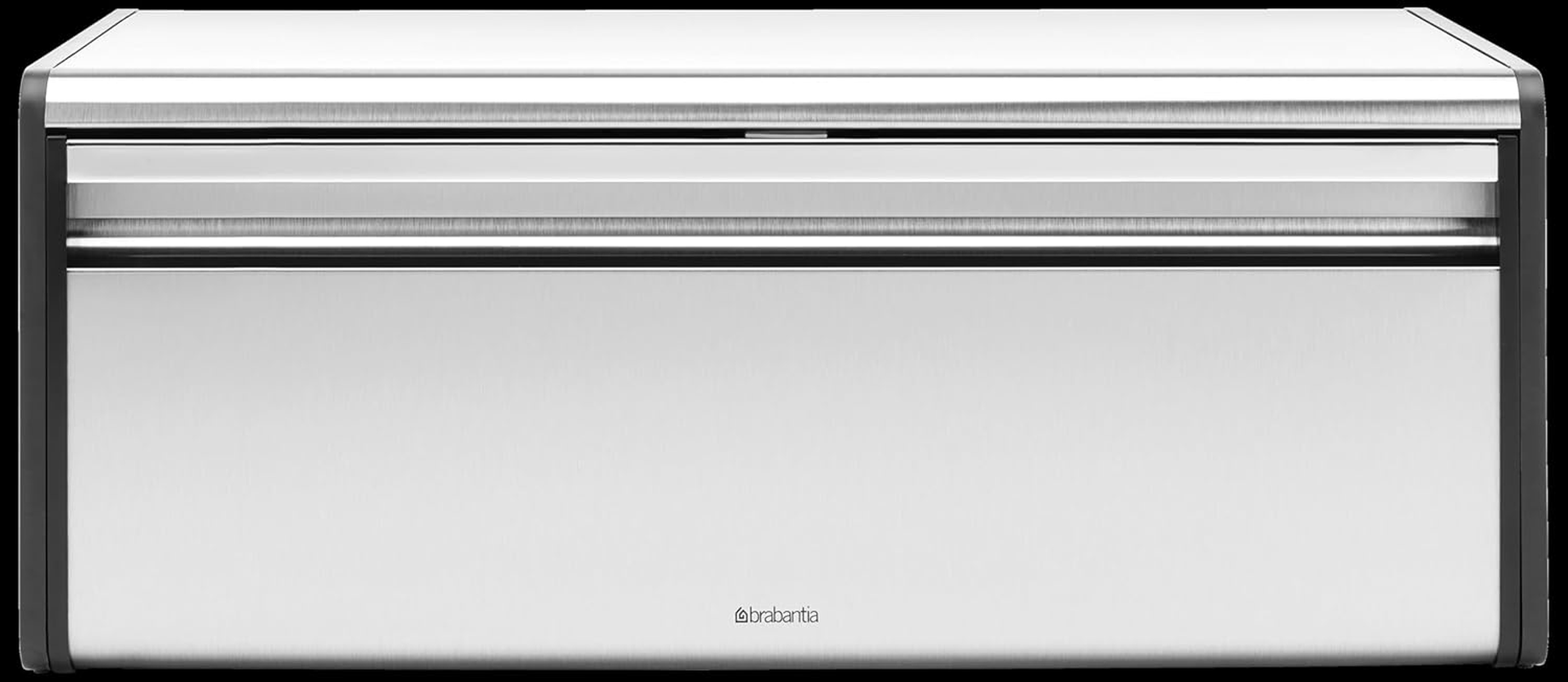 Brabantia Fall Front Bread Bin, Matt Steel FPP, Made in Belgium - Matt Steel image number 3