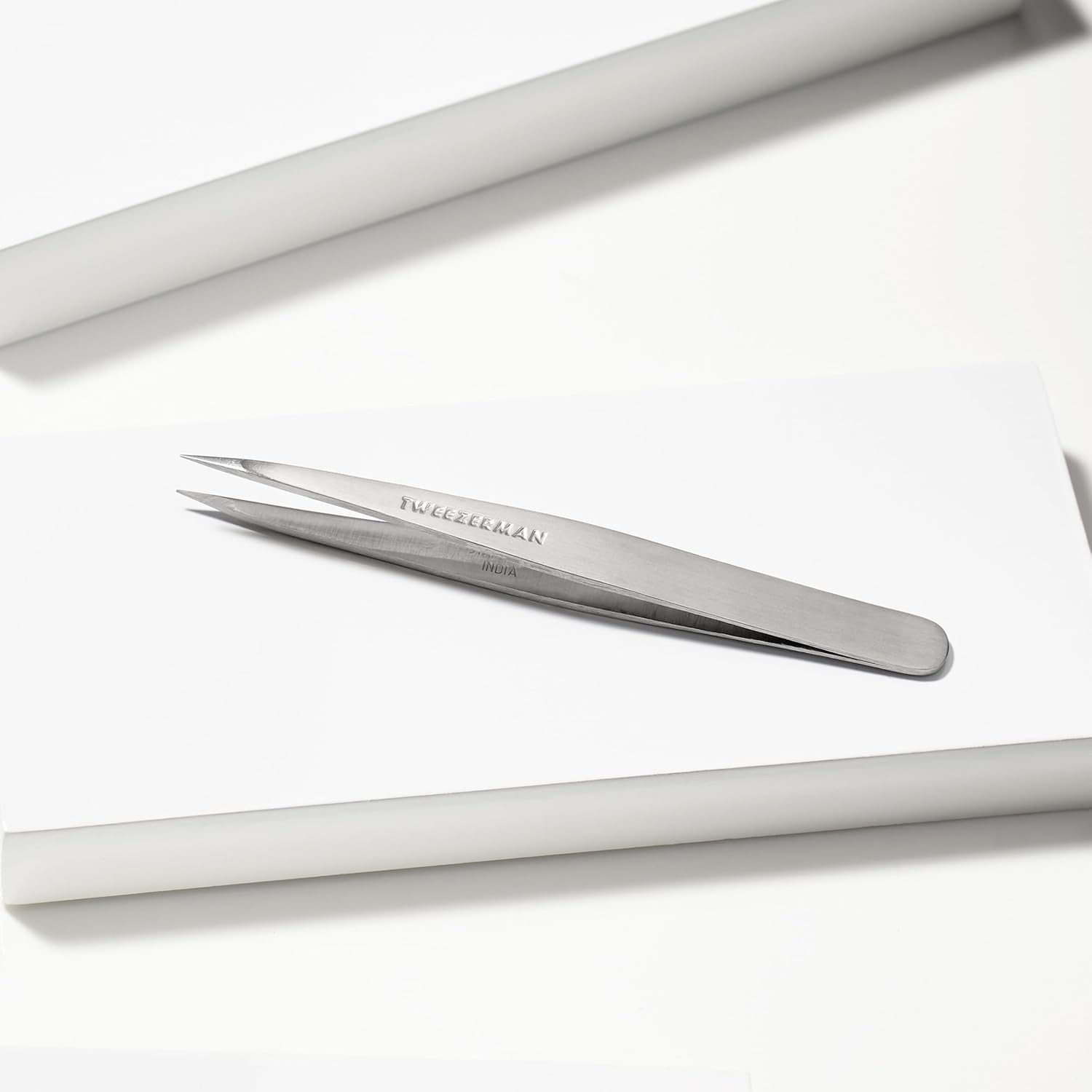 Tweezerman Stainless Steel Point Tweezer - Silver image number 2