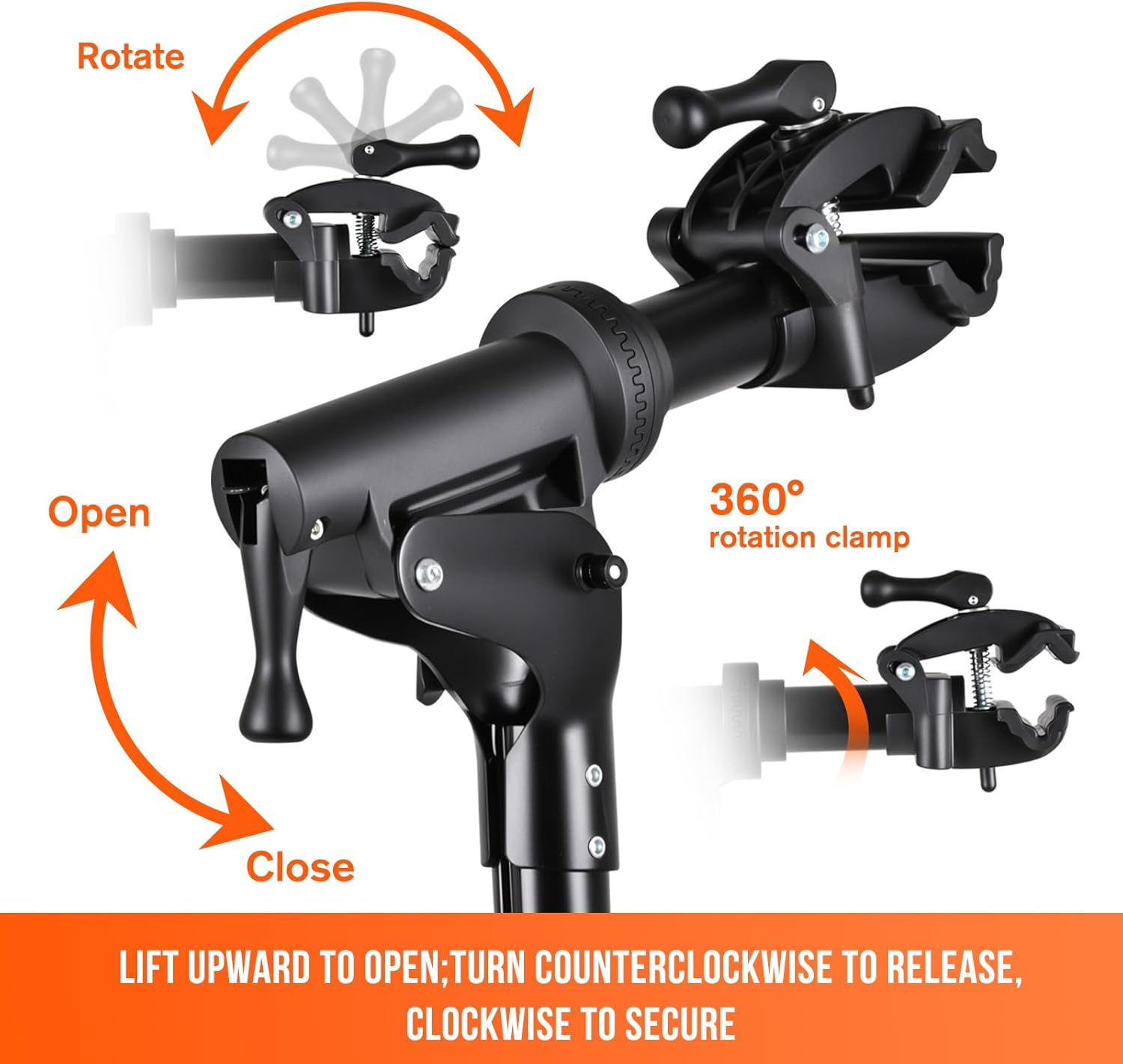 Advwin Bike Repair Racks, Shop Home Bike Mechanic Maintenance Rack Height Adjustable Carbon Steel image number 4