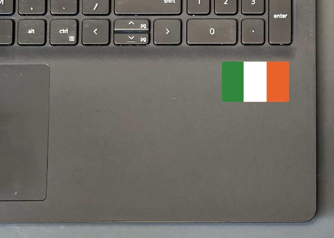 Gear Tatz - Ireland, Irish Flag - National Flag Phone Stickers - .8 X 1.5 Inches - Set of 10 - Professionally Made in the USA - Vinyl Decals (Vinyl, Minix1) image number 2