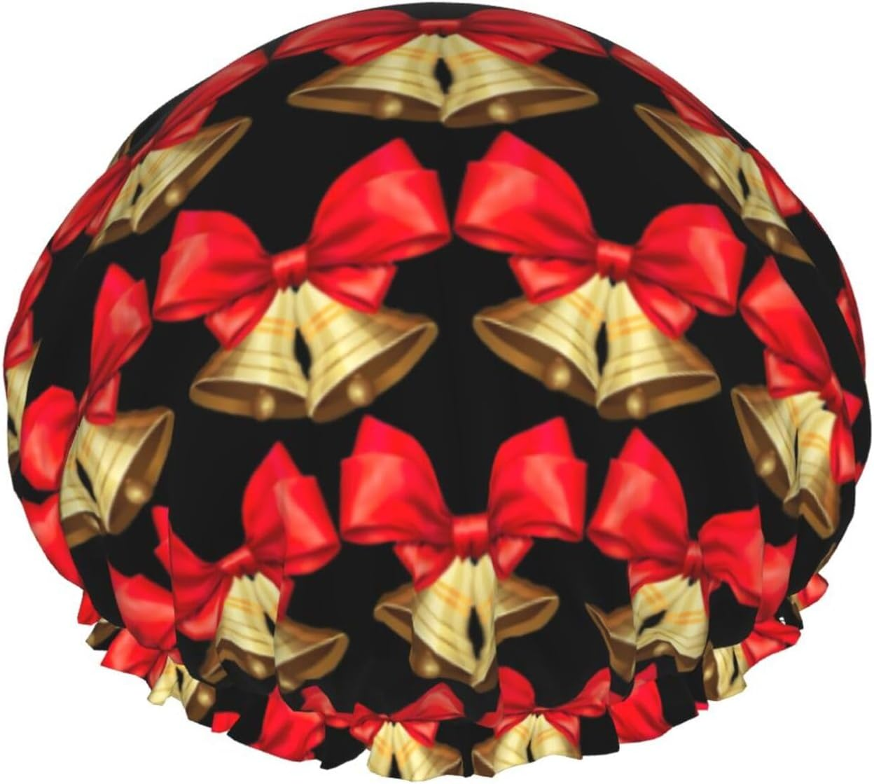 I Love Garbage Trucks Shower Cap for Water Shower Non Wetting,Double Layer Reusable Shower Cap,Hair Shower Caps for Long Hair