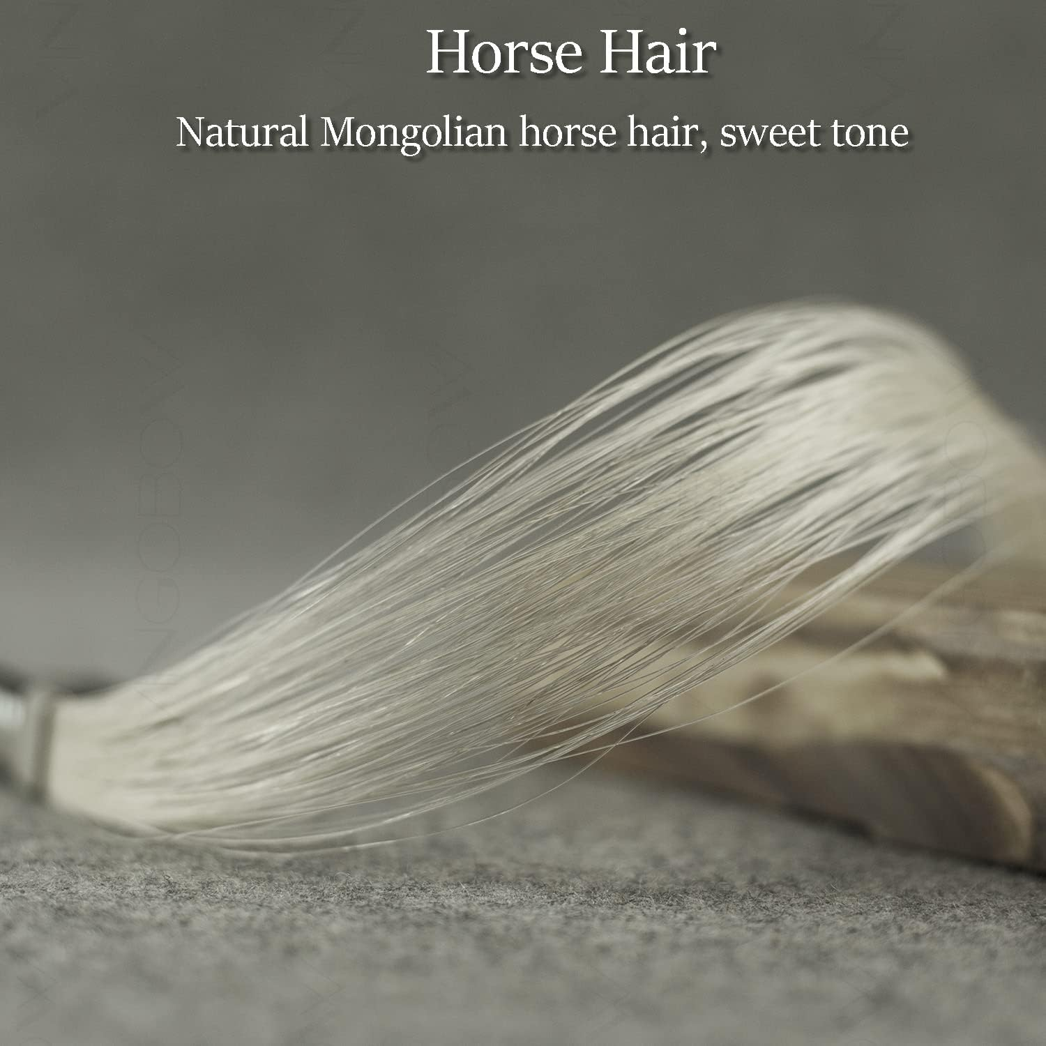 Carbon Fiber Cello Bow Half 1/2 Size VINGOBOW 100C 2/4 Advanced Level Parisian Eyes Ebony Frog Unbleached Mongolian Horse Hair Pernambuco Performance Powerful and Wild Tone image number 2