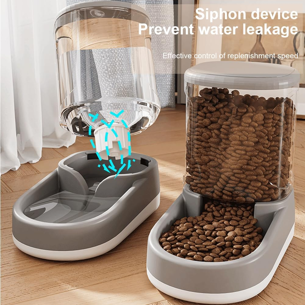 Automatic Pet Feeder and Water Dispenser Set, Pet Food Dispenser, Automatic Pet Feeder, Perfect for Small Medium Dogs Animals, Ensures Fresh Meals and Hydration image number 6