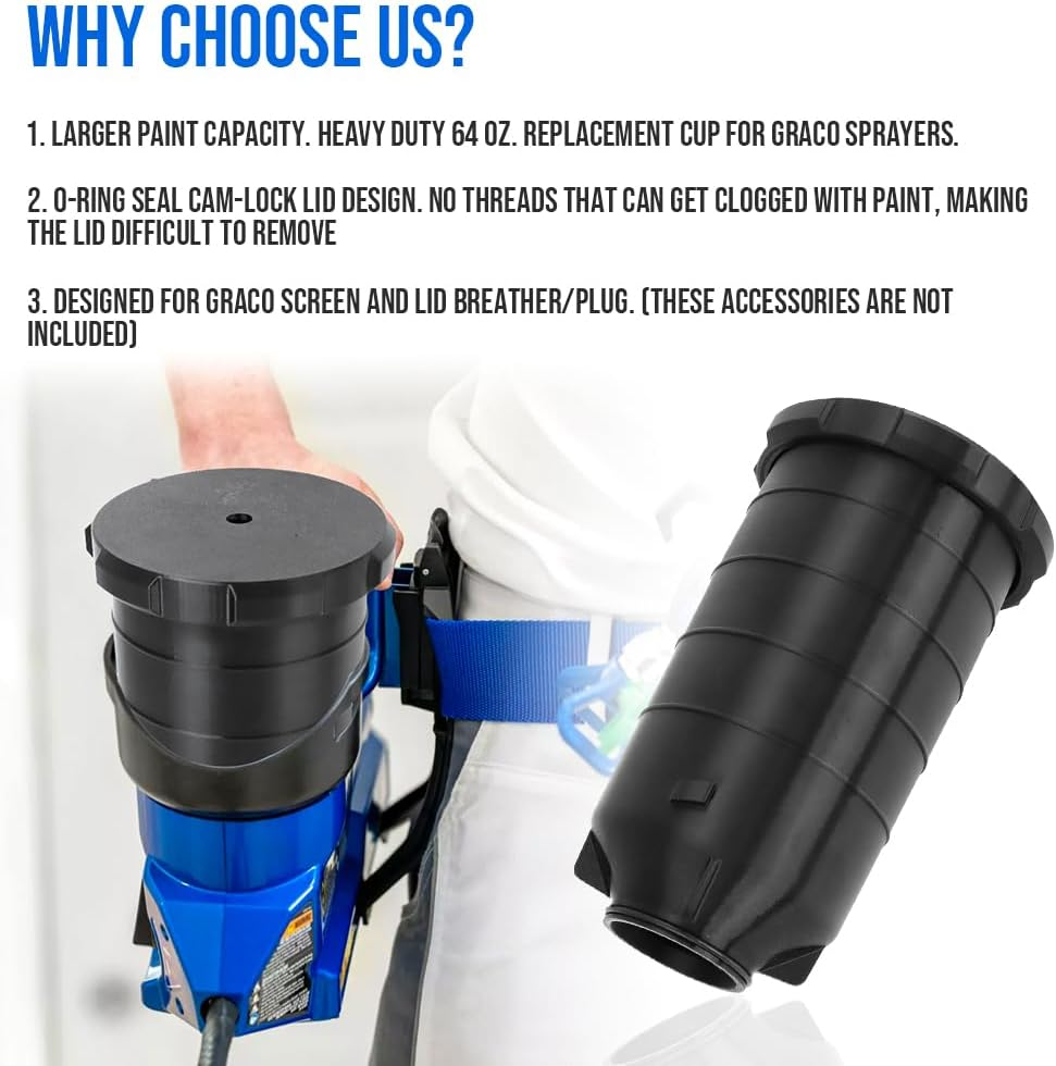 WIKIBB for Graco Ultra Quickshot Airless Sprayer 18H078 64 Oz