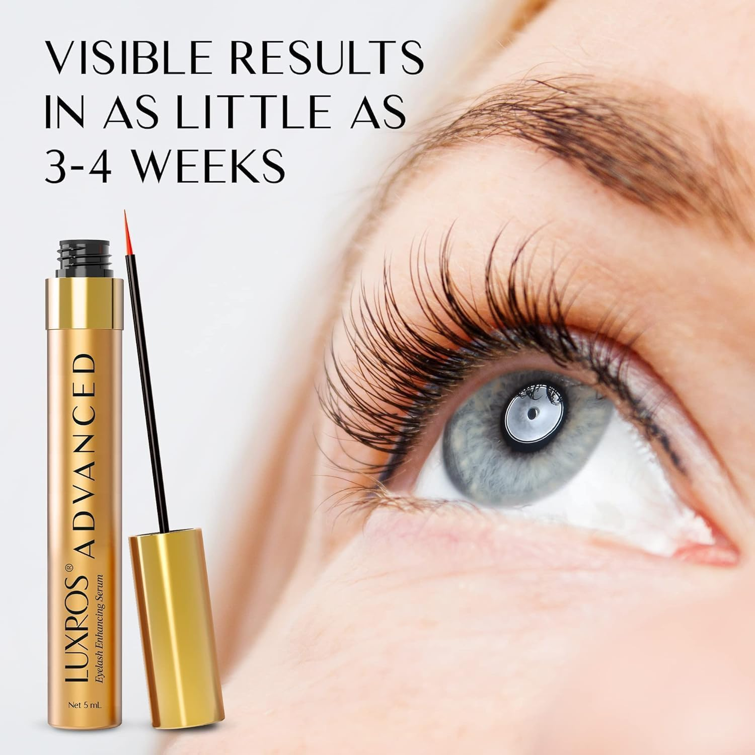 Eyelash & Eyebrow Serum - Eyelash Growth Serum to Grow Lashes - Eyelash Enhancer - Eyebrow Serum Rapid Growth - Thicker, Stronger, Healthier Lashes & Brows image number 4