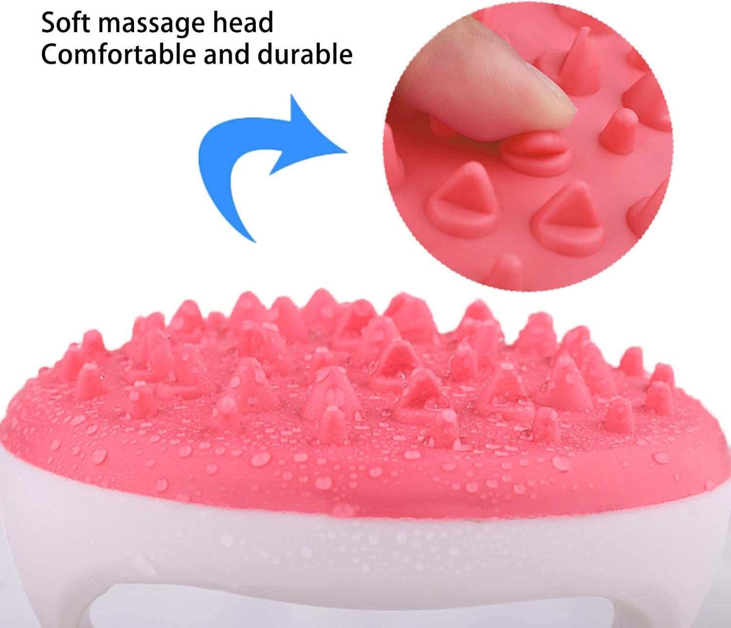 WADY Silicone anti Cellulite Massager, Hand-Held Massager Body Brush Cellulite Reduction, Cellulite Remover, Improve Circulation, Body Massager, Exfoliator, Fat Roller Use with Creams and Oils (Pink) image number 6