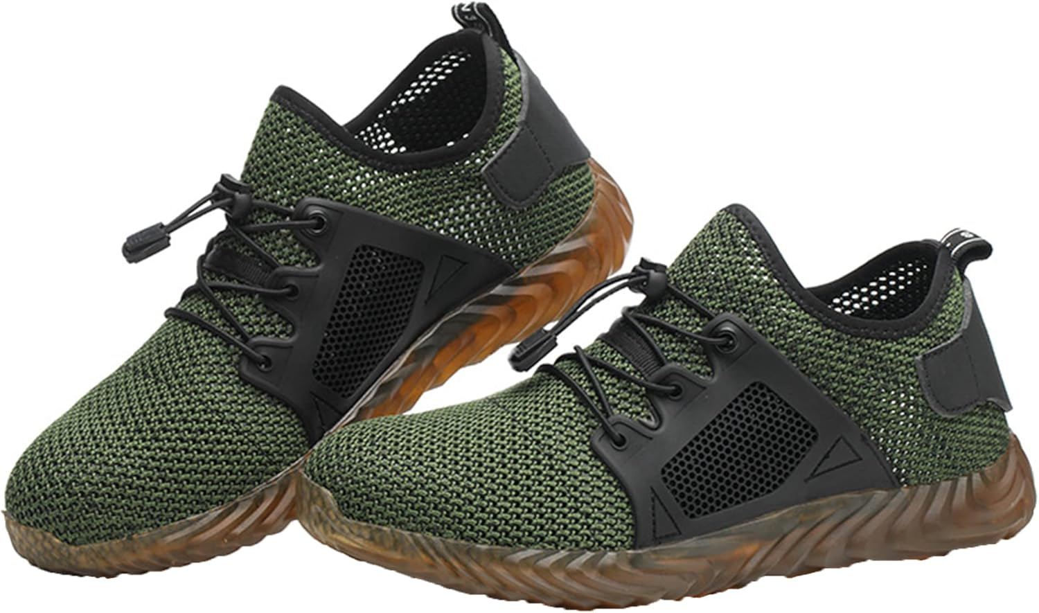 Mens Safety Shoes Steel Toe Cap Trainers Breathable anti Slip Industrial Sneakers Lightweight Work Footwear image number 7