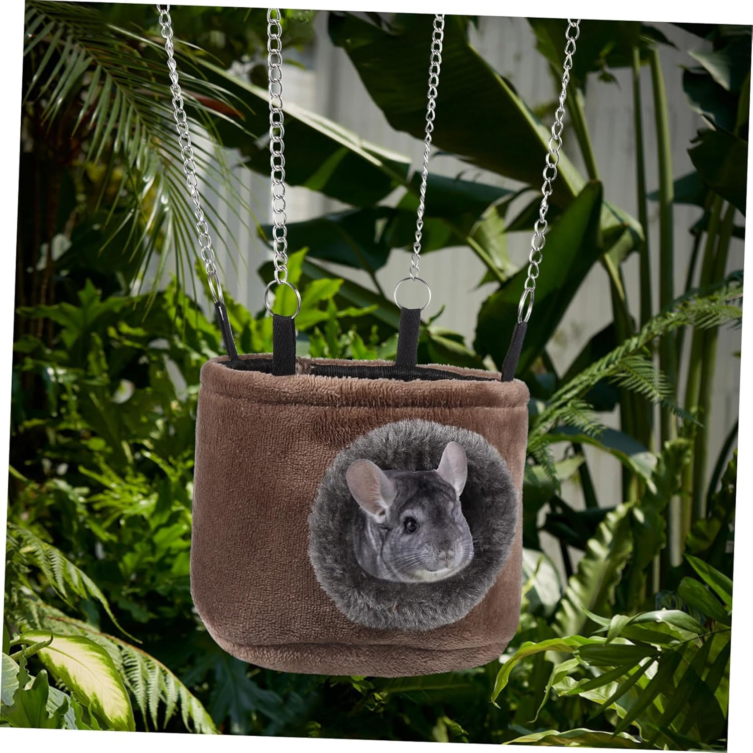 WINOMO Pet Hammock Hamster Hanging Toy Snuggle Hut for Squirrel, Chinchilla, Guinea, Pig, Rat, Mice, Small image number 4