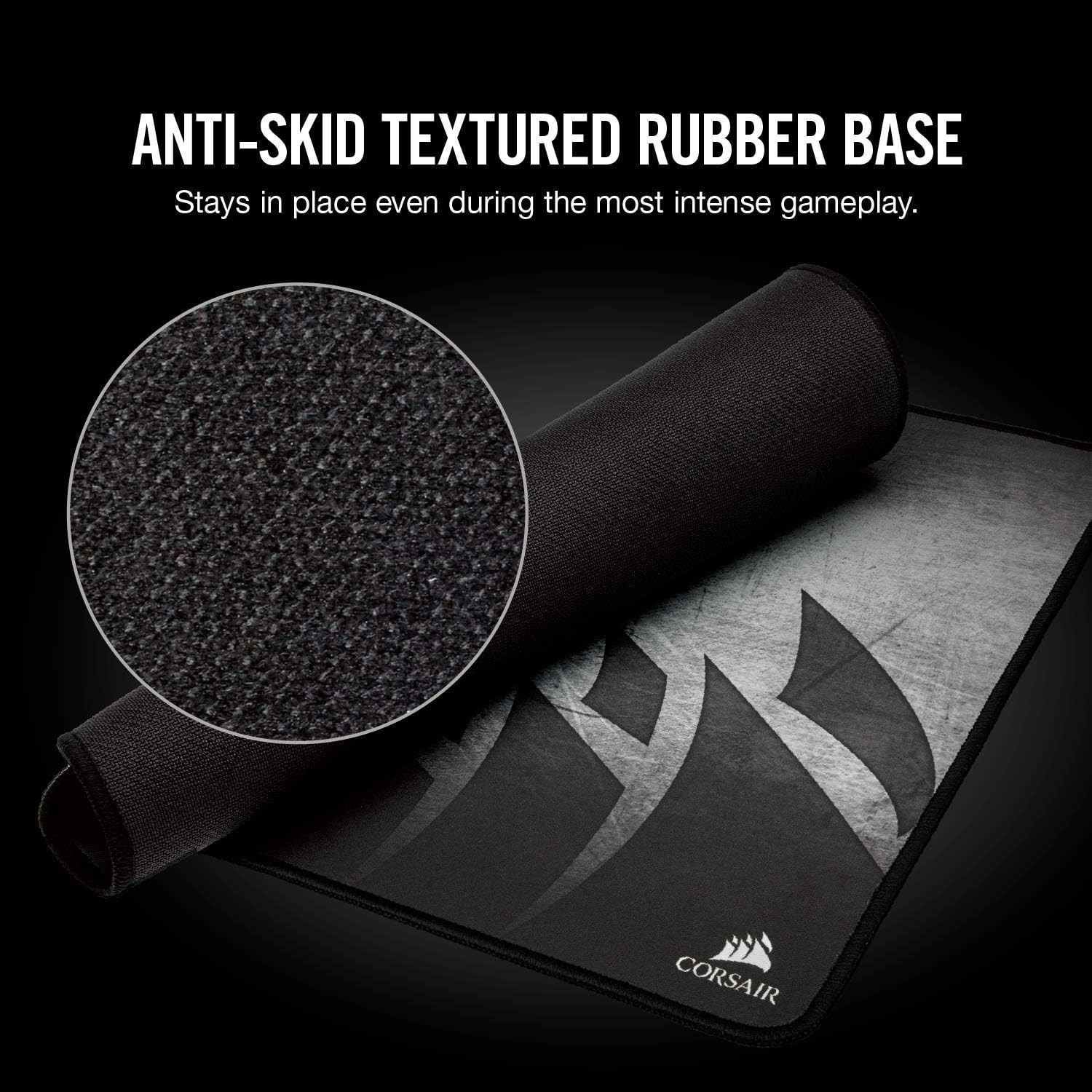 Corsair CH-9000108-WW MM300- Anti-Fray Cloth Gaming Mouse Pad- High-Performance Mouse Pad Optimized for Gaming Sensors- Designed for Maximum Control- Extended ,Multi Color image number 4