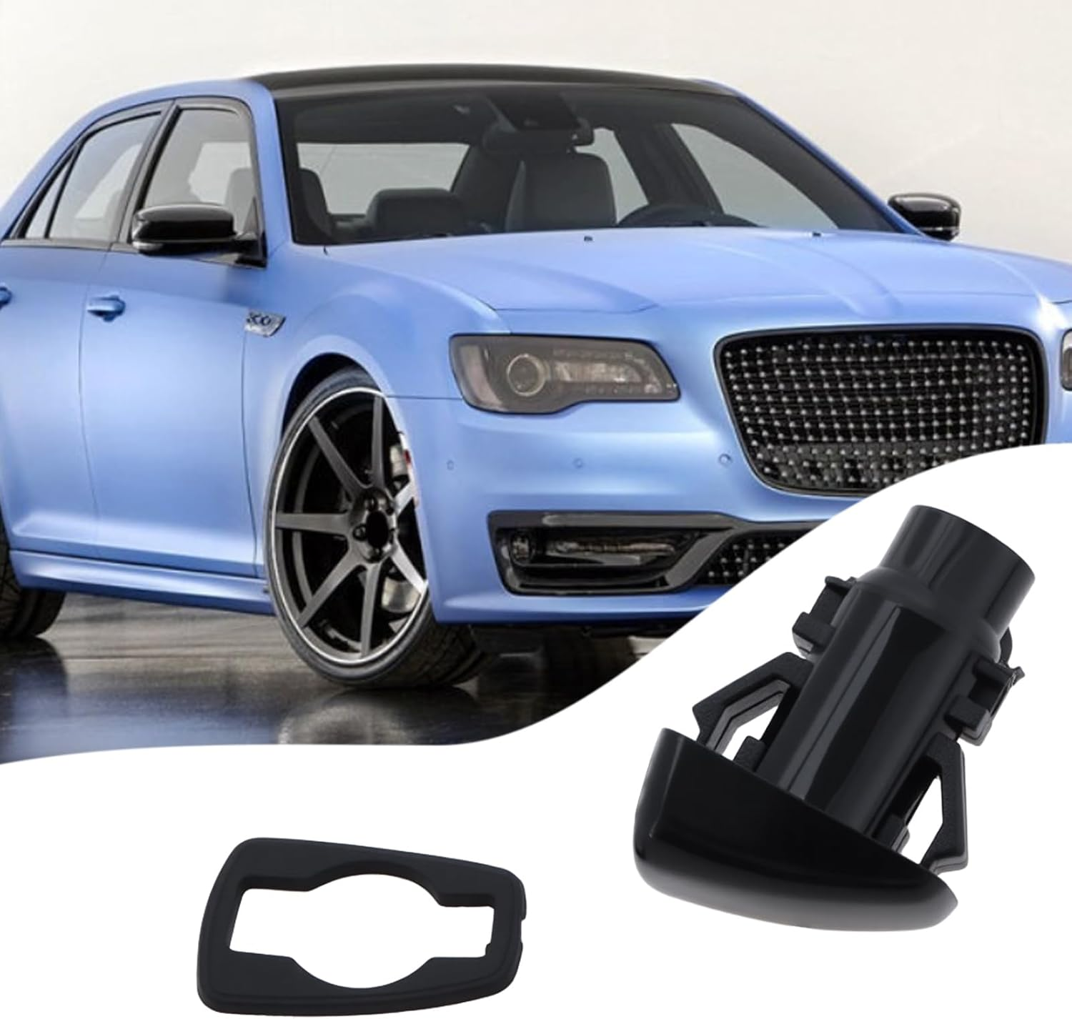 Briny River 4Pcs Car Windshield Washer Spray Nozzle 5182327AA Compatible with Chrysler 300 2011-18 image number 2