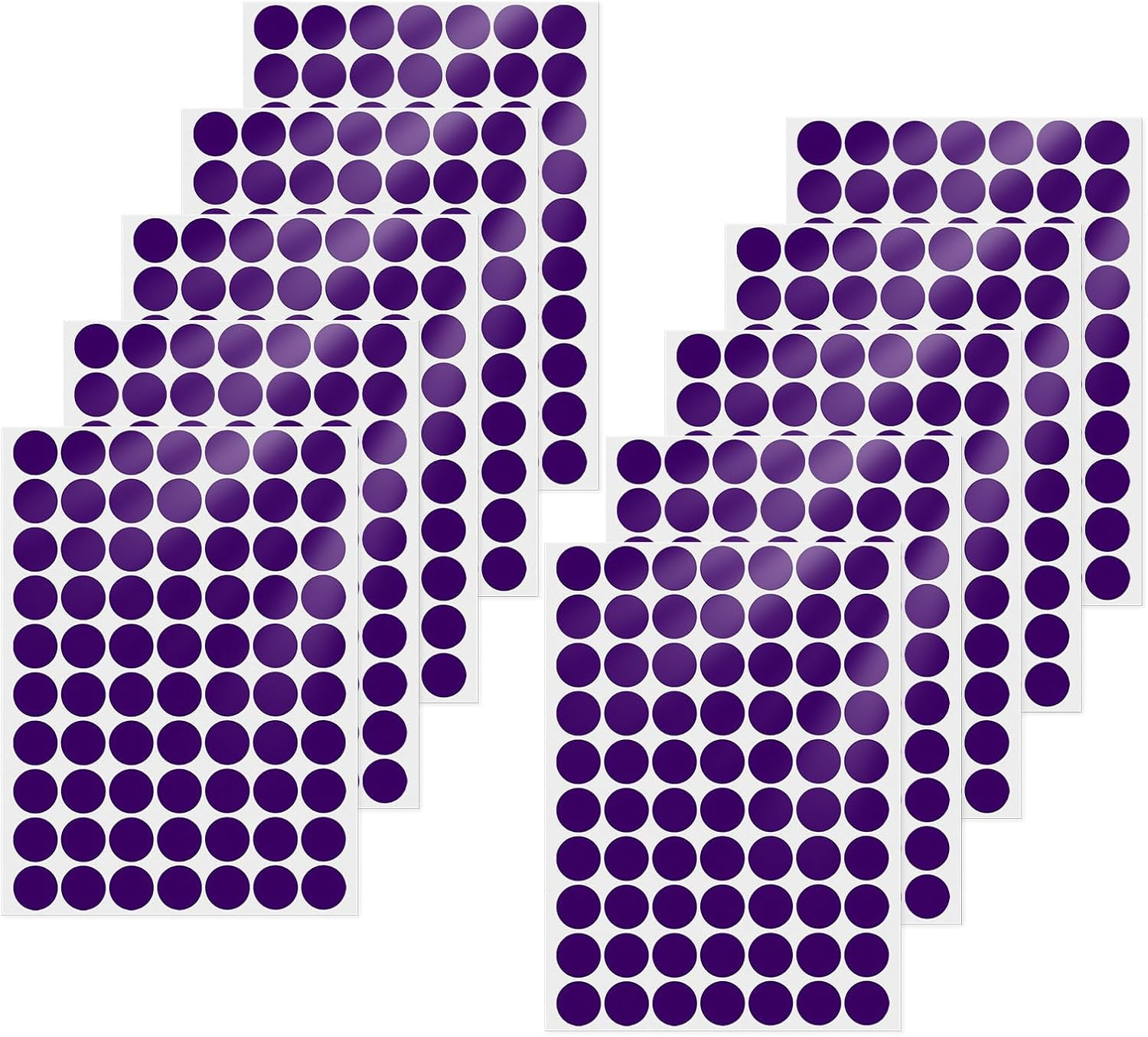 Gold Dot Stickers 1 Inch Vinyl Self-Adhesive Colored Circle Labels Removable Waterproof Coding Decals round Tag for Boxes Coloring Organizing Marking 700PCS