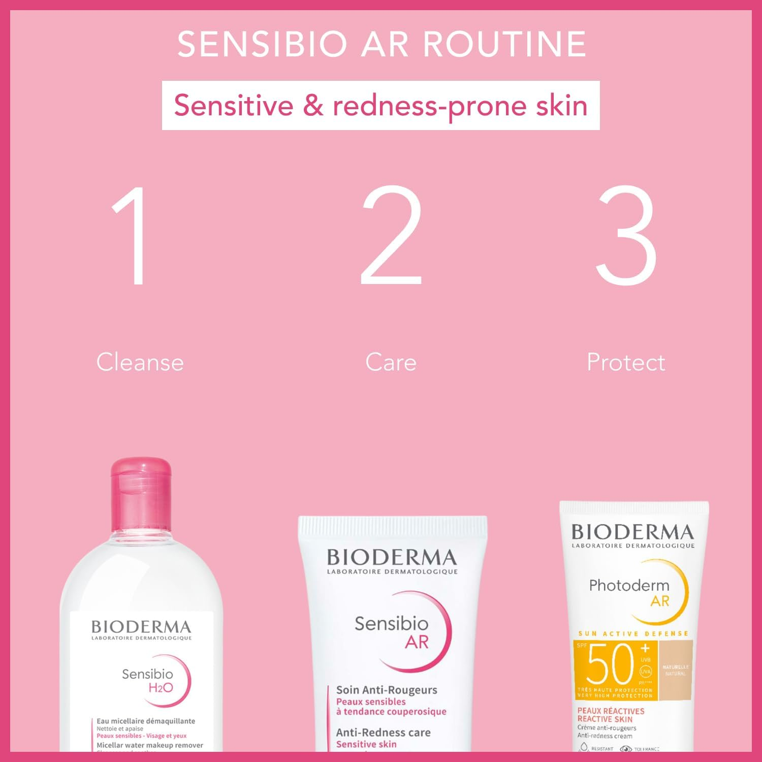 Bioderma - Sensibio - AR Cream BB Cream SPF 30 - Anti-Redness Skin Perfecting Care Cream for Sensitive Skin, Rosacea, 40Ml