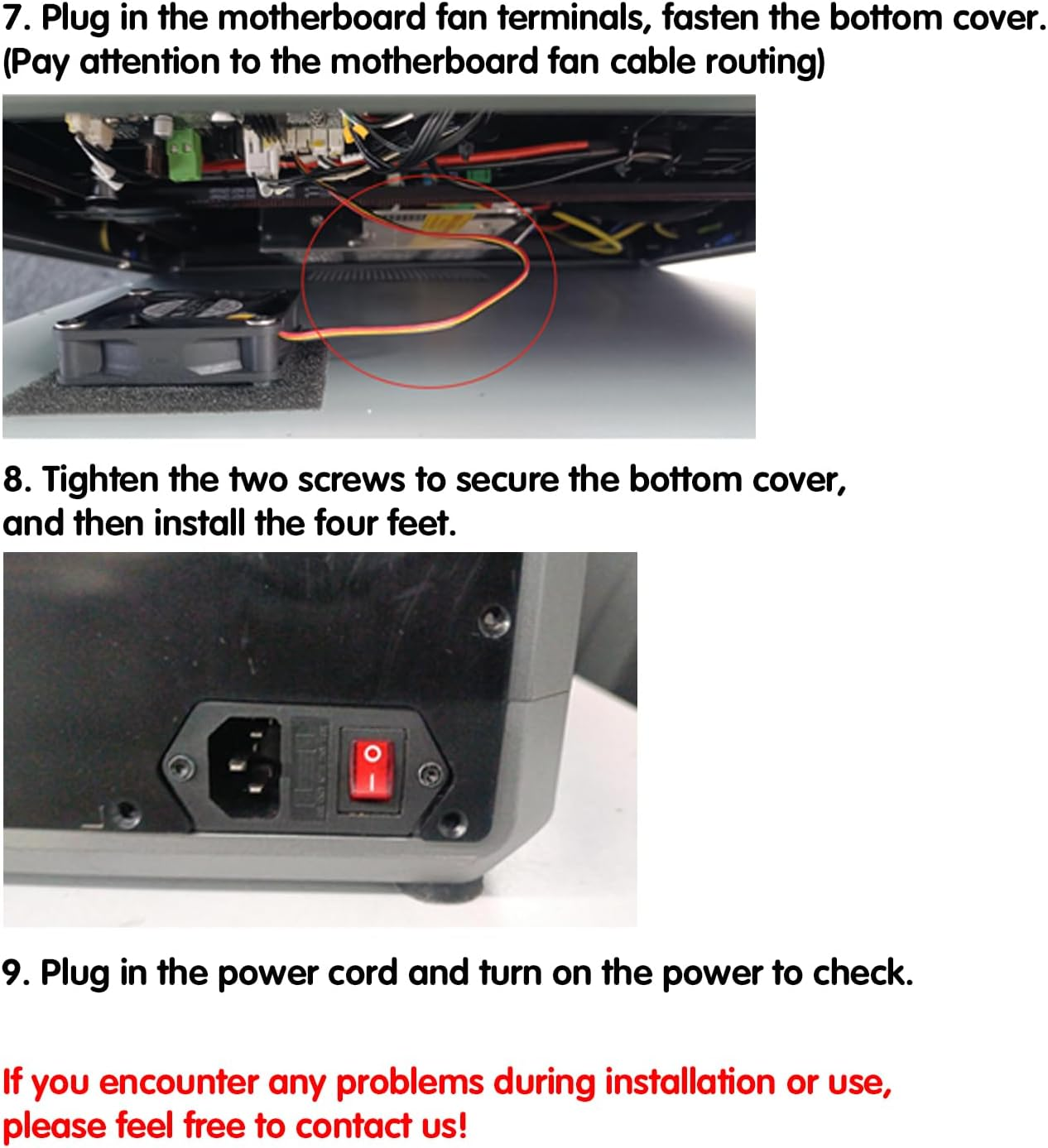 Creality K1 Motherboard/Silent Mainboard 3D Printer Silent Mainboard, Mainboard Kit_Cr4Cu220812S12_32_Tmc2209_X2000E