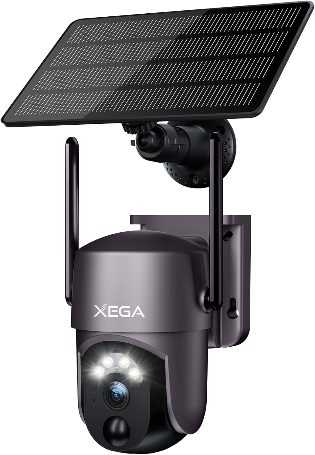 Xega Smart Solar Security Camera Outdoor Wireless 2K Super HD PTZ CCTV Camera Wi-Fi Surveillance Camera Home Security Color Night Vision PIR Human Detection Two-Way Audio image number 2