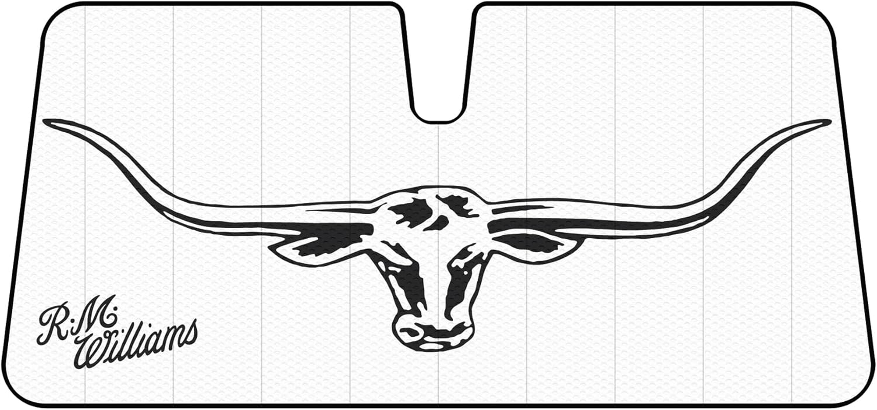 R.M.Williams RMW Longhorn Universal Car Sun Shade Windshield Visor Front Window Windscreen