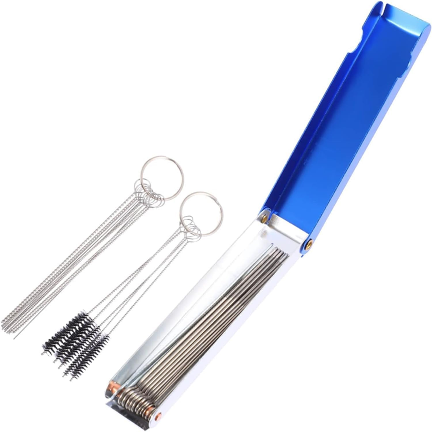 Coehaopike 3 Sets Carburetor Cleaning Brush Pilot Cleaning Tool Motorbike Carburetor Jet Cleaner Cleaner Carburetor Adjusting Tool Cleaning Screwdriver Stainless Steel image number 1