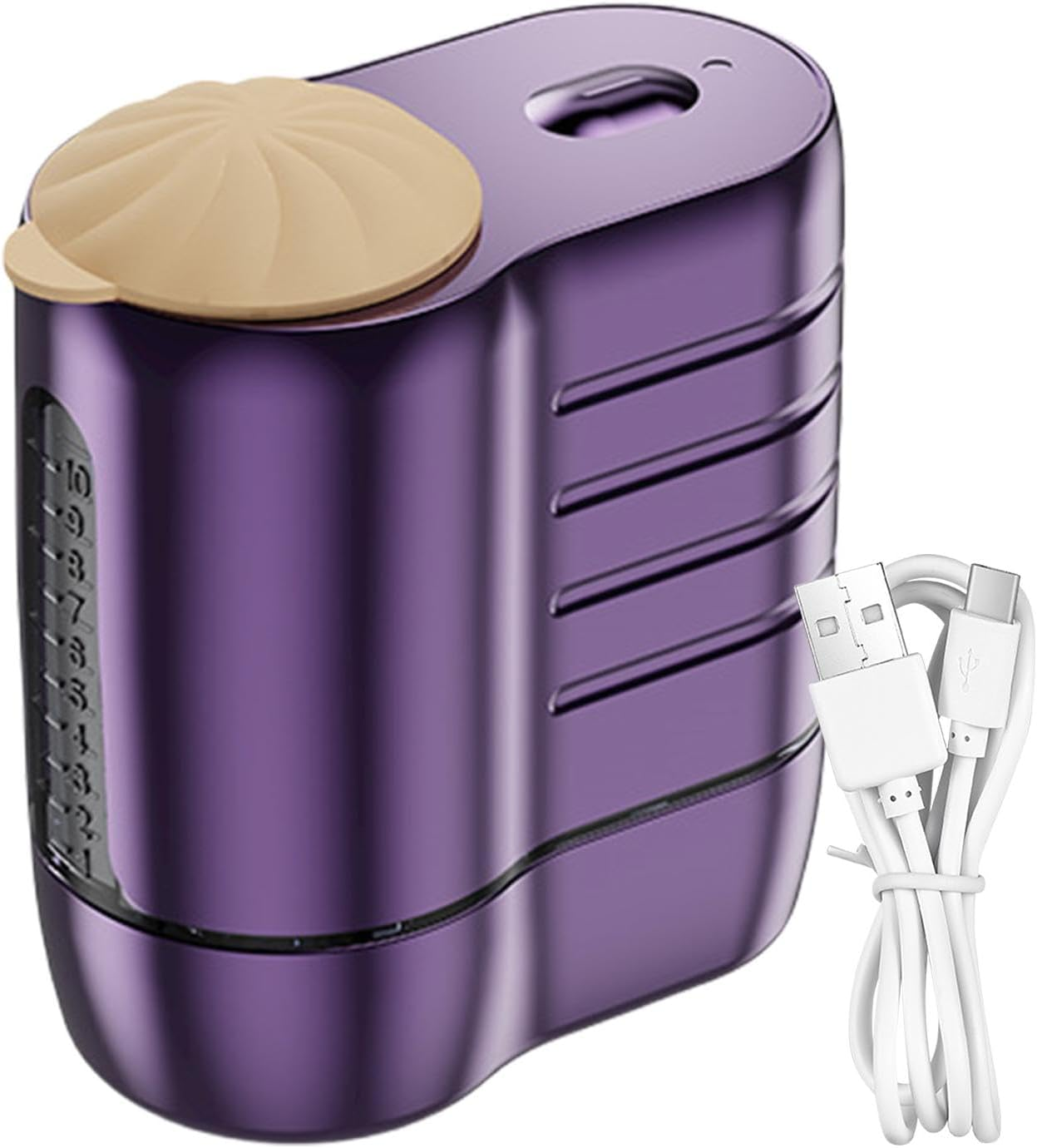 Electric Hair Oil Applicator, Scalp Massager, Hair Growth Brush, Red Light, Vibration Massage, Microcurrent Technology, Home & Travel Use, 2.32 X 1.38 X 2.52 Inches