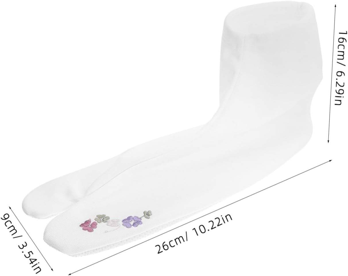 BESPORTBLE Slip Socks for Women Split Toe Socks Non-Skid Soles for Yoga and Home Wear Breathable Toe Separated for Indoor Activities image number 6