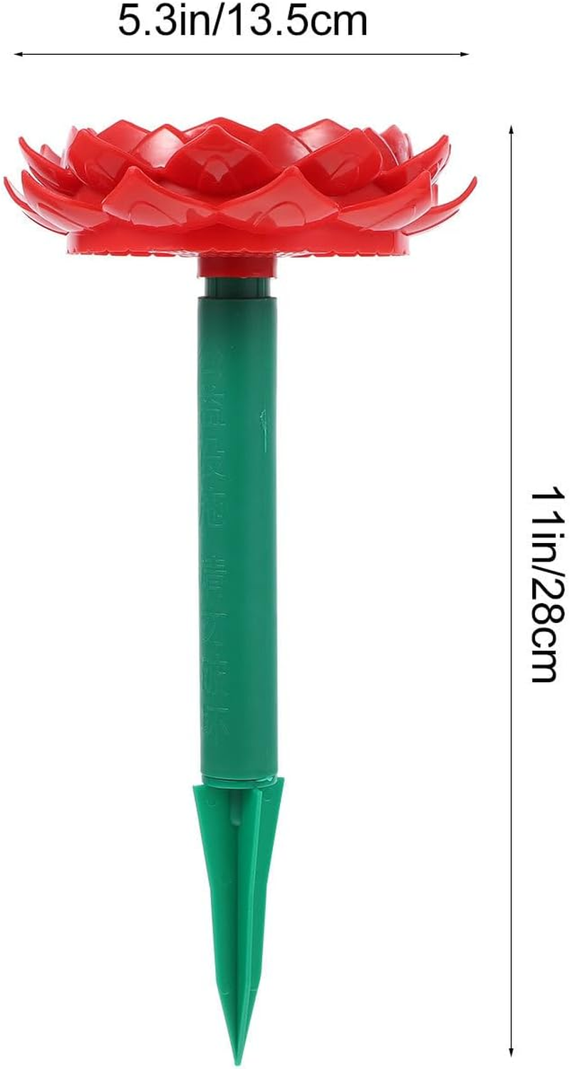 DOITOOL Solar-Powered Waterproof Lotus Outdoor Speaker Portable Music Player with Dc5.0V Charging for Garden and Buddhist Songs