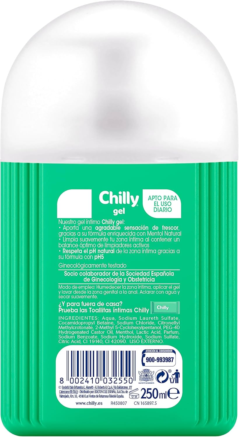Chilly - Gel &Iacute;ntimo F&oacute;rmula Fresca 250 Ml image number 1