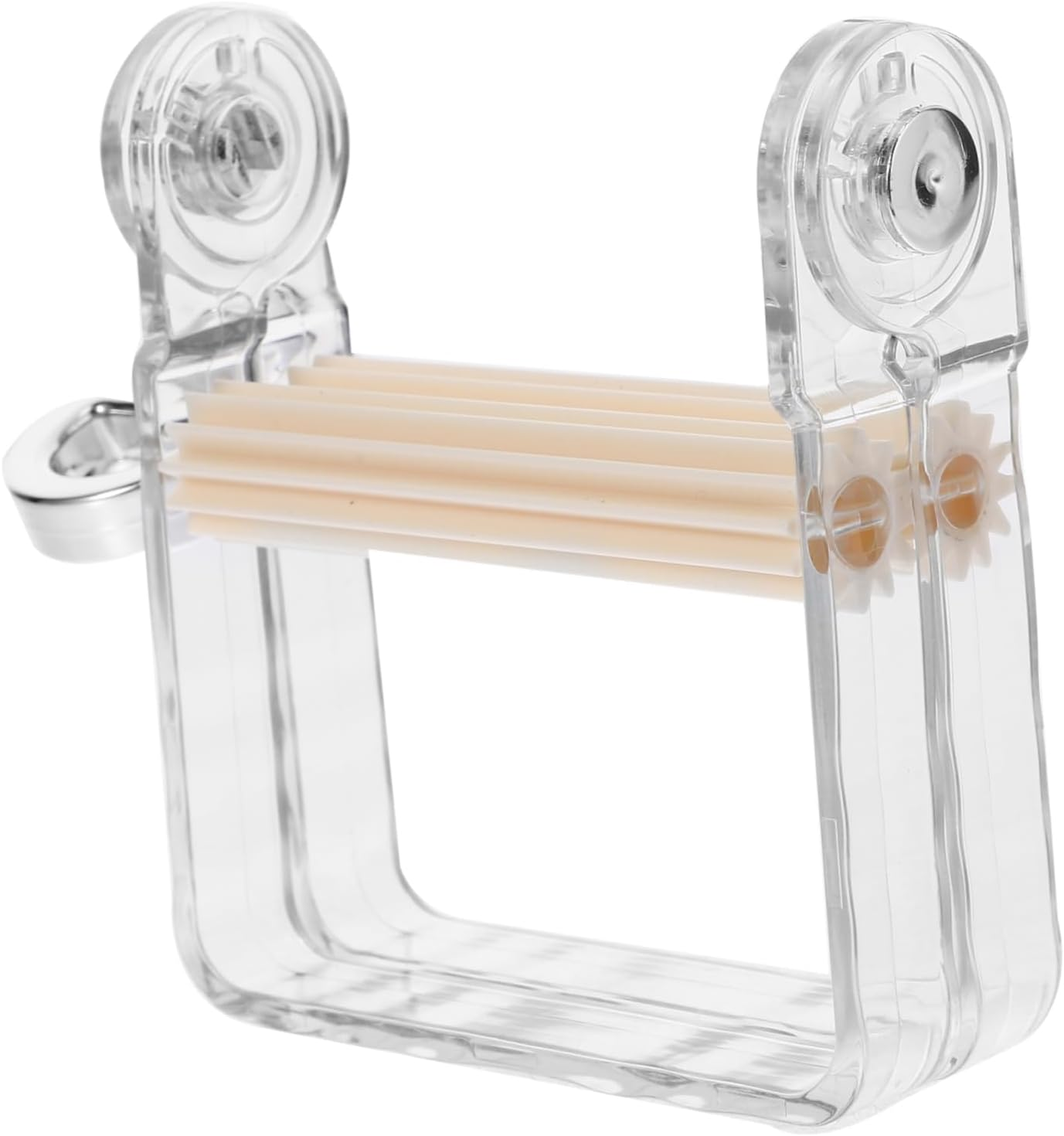 FOMIYES 2Pcs Tube Squeezer for Toothpaste Manual Rotating Dispenser Tool for Easy Squeezing Bathroom Pet Design for Skincare and Makeup Use