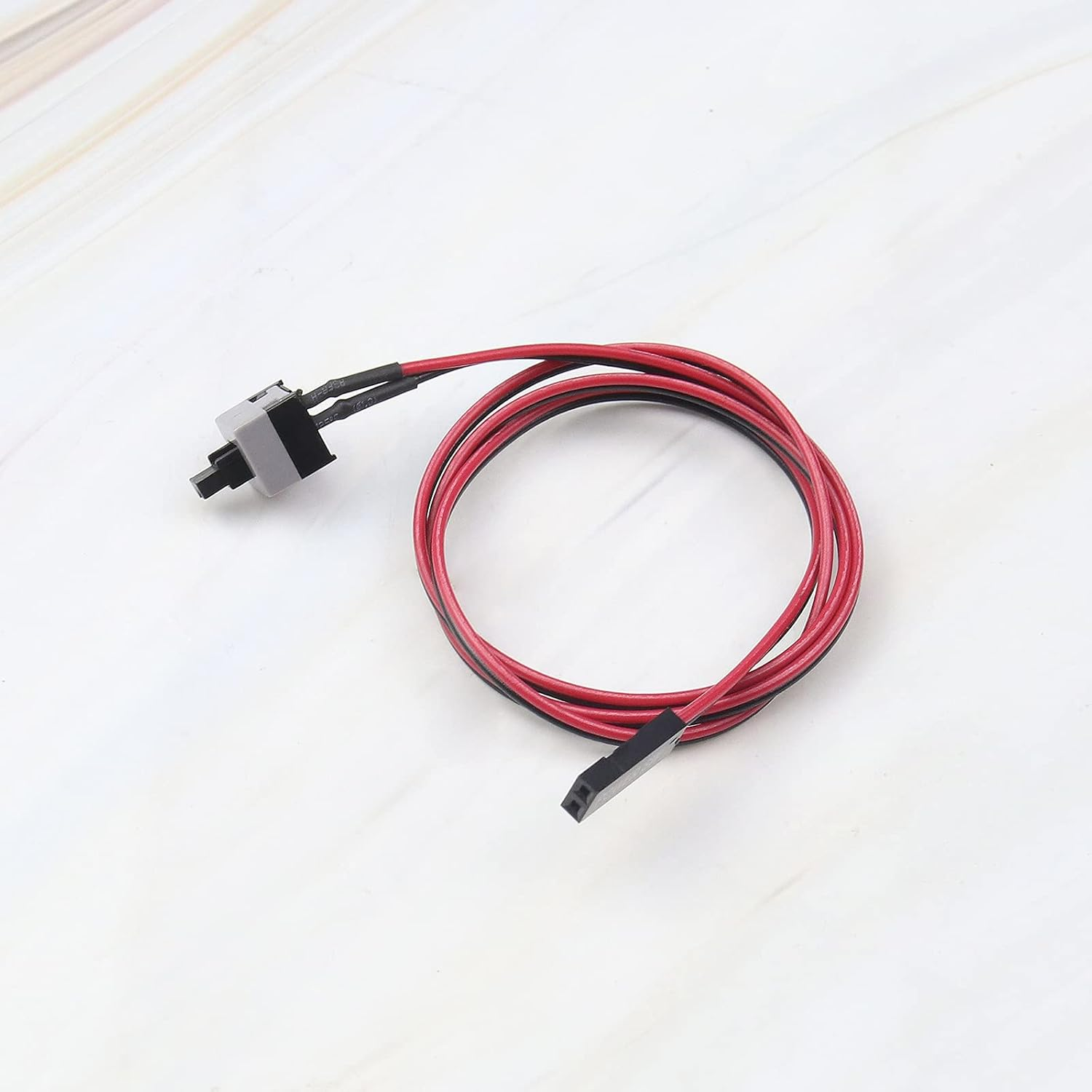 Emsea 5Pcs ATX PC Computer Motherboard Switch On/Off/Reset Power Cable 50Cm image number 6