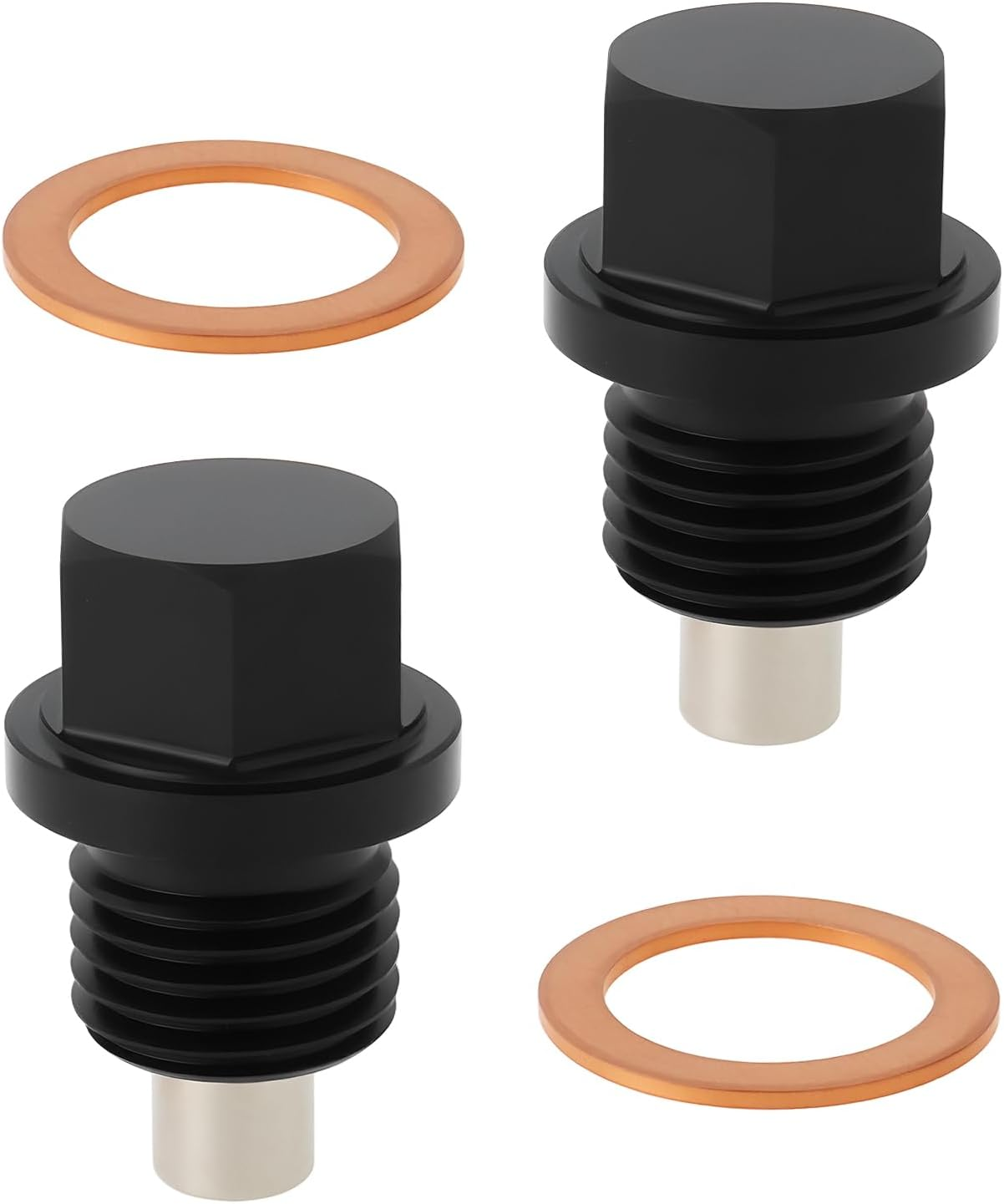 SG Store 2Pcs M14 X 1.5 Magnetic Sump Plug with Washer Compatible with Audi TT Mk1 1.8T 1998&ndash;2006 image number 4