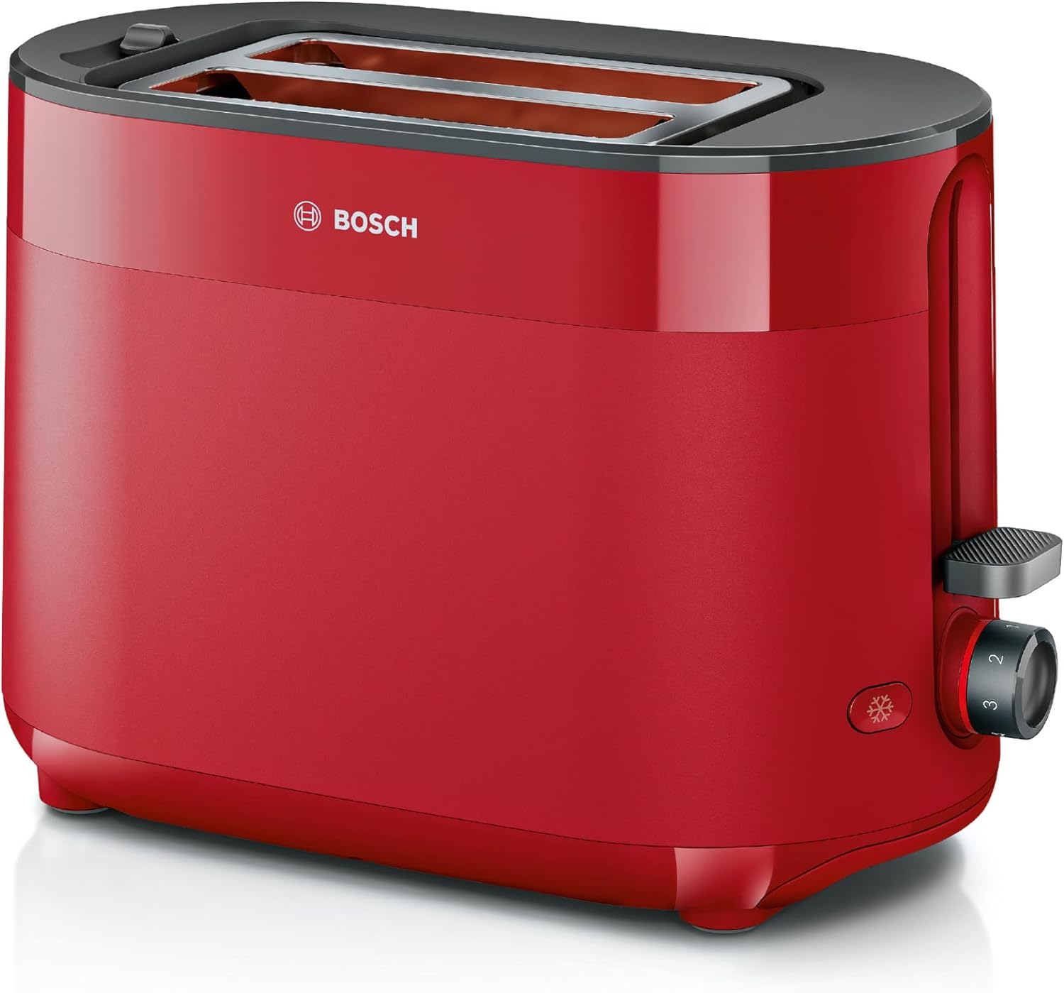 Bosch, Toaster, Mymoment, 2 Slots, Defrost and Reheat Functions, Foldable Pastry Heater, Highlift, Automatic Shut-Off, Black, TAT3M123