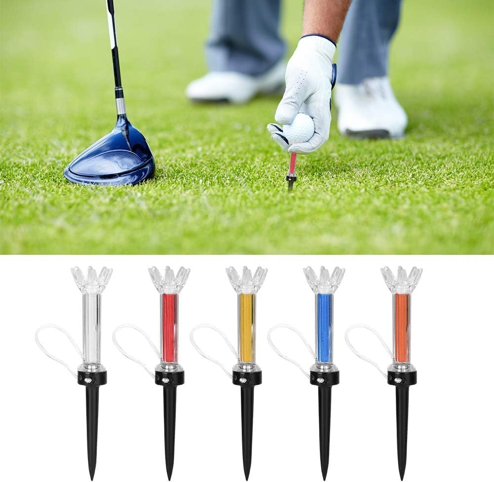 5 PCS Golf Ball Tees ，Magnetic Golf Tees 360&deg; Rotation,Magnetic Golf Tees, Golf Support Tees, Stable Long Golf Tees for Golfer Practice image number 2