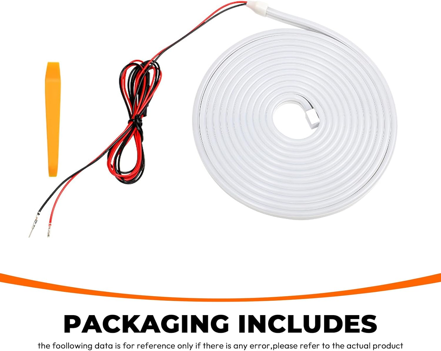 MAEZOE Car LED Boot Light Strip 4M &ndash; Warm White Silicone Interior Ambient Lighting for Trunk, SUV, 4X4 &ndash; Waterproof, Easy Install, Universal Fit for Drivers & Families image number 3