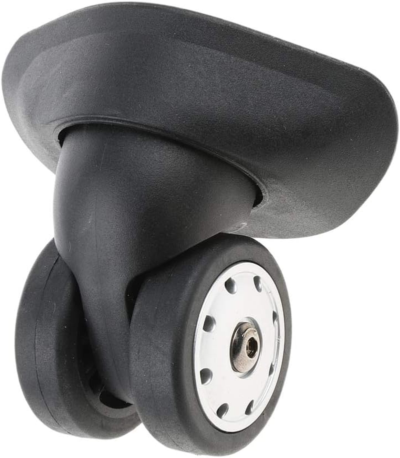 BAOBLADE 2 Pieces Small Suitcase Luggage Porous Wheels Replacement Casters for Trolley Black - Easy Installation image number 4