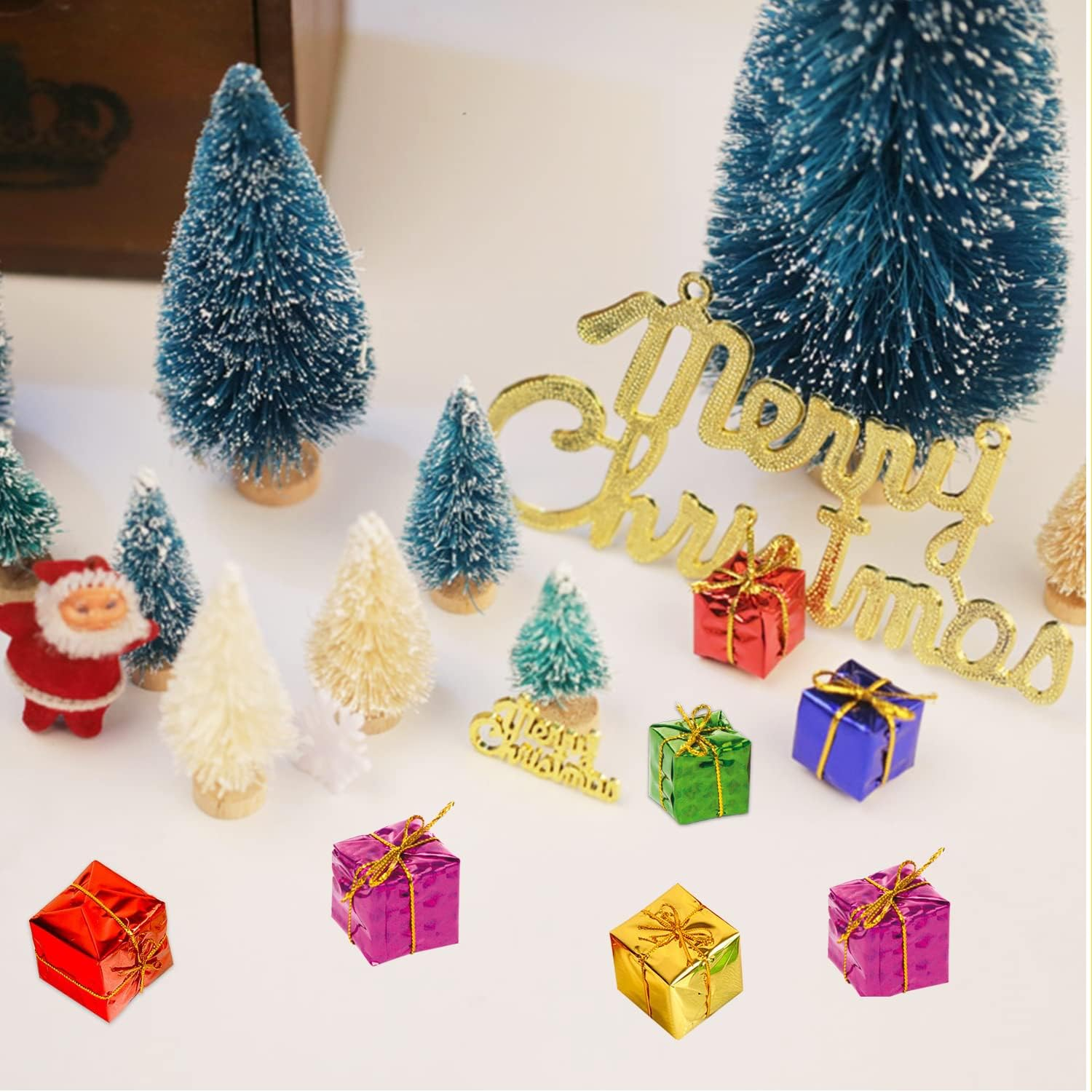 48 Pieces Christmas Tree Decorations for Indoor Outdoor Christmas Decoration (Color) image number 2