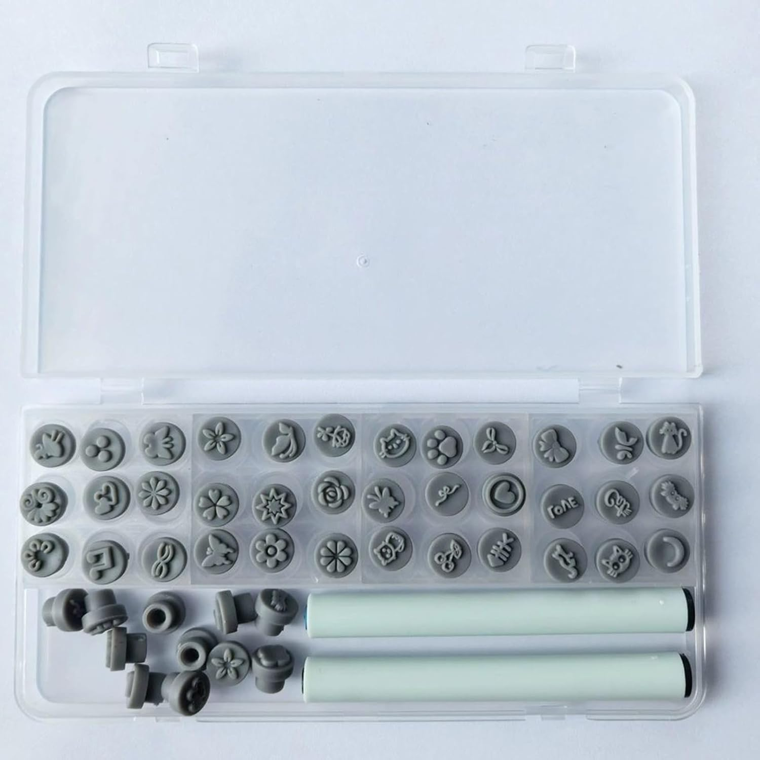 Nail Stamping Pen, Manicures Stamper Tool with Different Patterns, Art Design Tools Versatile Lightweight for Party Dating Wedding Salon image number 3