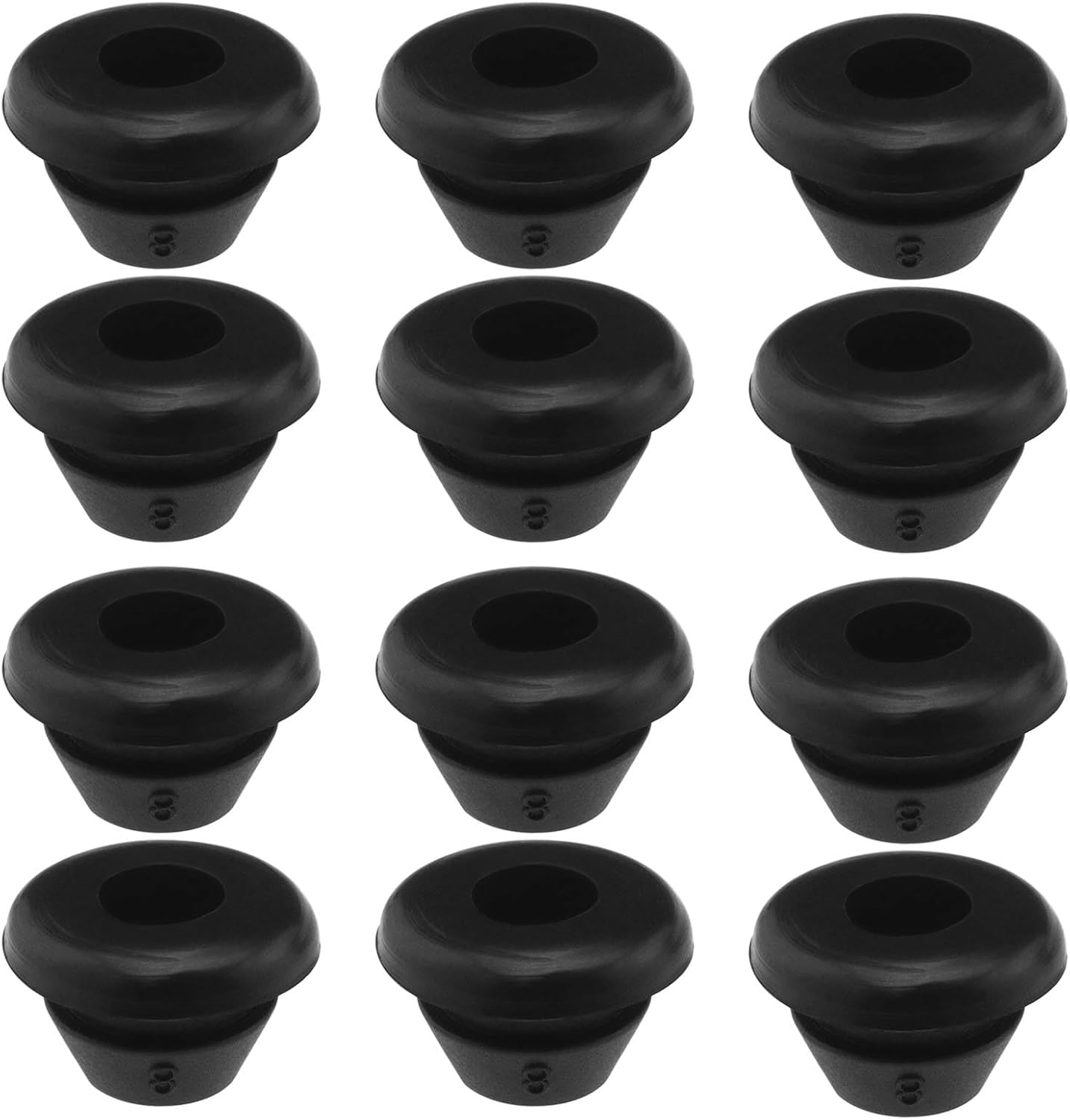 Emsea 40PCS Rubber Coil Cable Cord Grommet Rubber Single Sided Protective Coil Wires Rubber Protection 5Mm ID 12Mm OD 8Mm Hole Diameter image number 6