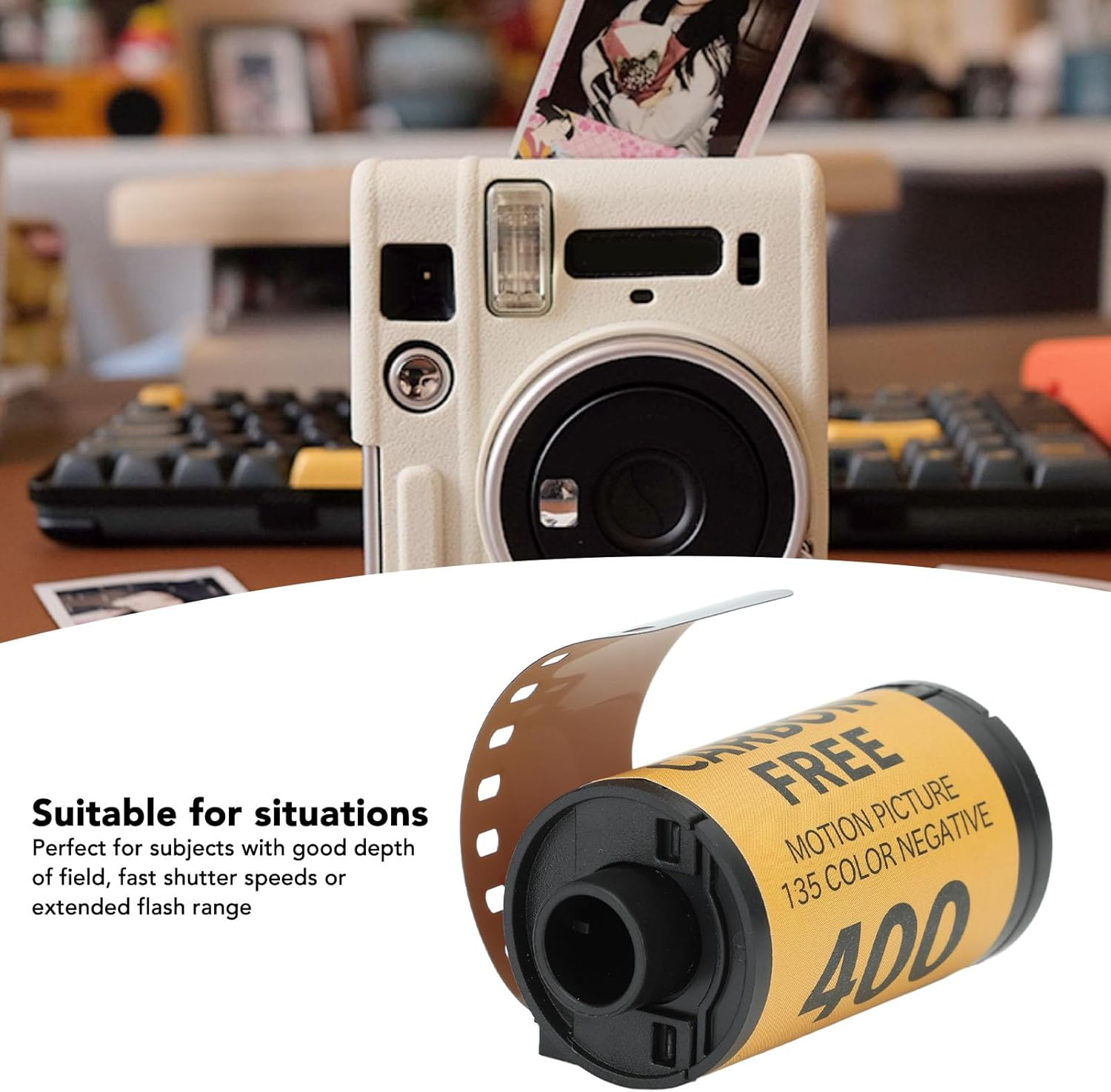 Ejoyous 35Mm Color Film for 135 Cameras (ISO 320-400) with Storage Case, High Resolution, Suitable for Low-Light/Fast-Action Scenes, Supports Deep Depth of Field/Fast Shutter Speeds (18 Sheet) image number 5
