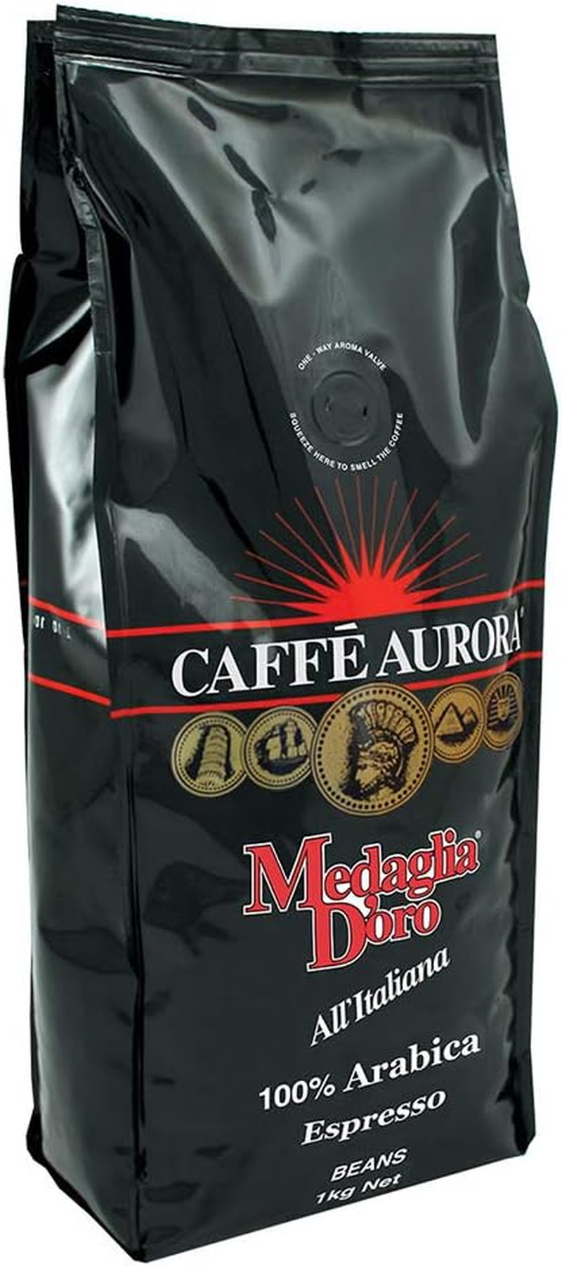 AURORA Espresso 100% Arabica Coffee Beans, 1 Kg, 1000 Grams
