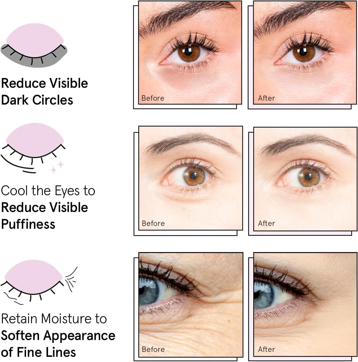 Grace & Stella under Eye Masks for Dark Circles and Puffiness - Energizing under Eye Patches - Valentines Day Gifts for Women - Bridesmaid Gifts - Vegan Cruelty-Free Self Care (48 Pairs, Gold) image number 1