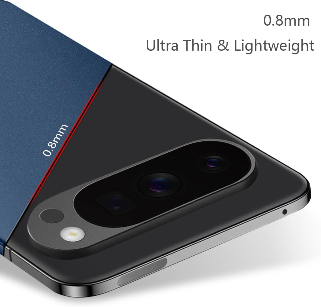 Bastmei for Google Pixel 10 Pro/Pixel 10 Case, Minimalist Phone Cases Extremely Light Ultra-Light Super Slim Thin Camera Protection Hard PC Cover for Pixel 10/10 Pro Matt Case (Gravel Blue) image number 4