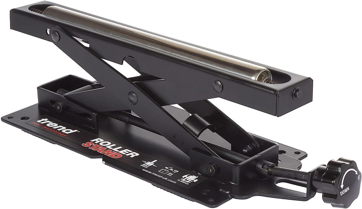 Trend Set of 2 Adjustable Miter Saw Roller Stand, 140 Lbs Capacity and Height Adjustment from 2 Inches to 6.3 Inches, R/STAND/A/2 image number 5