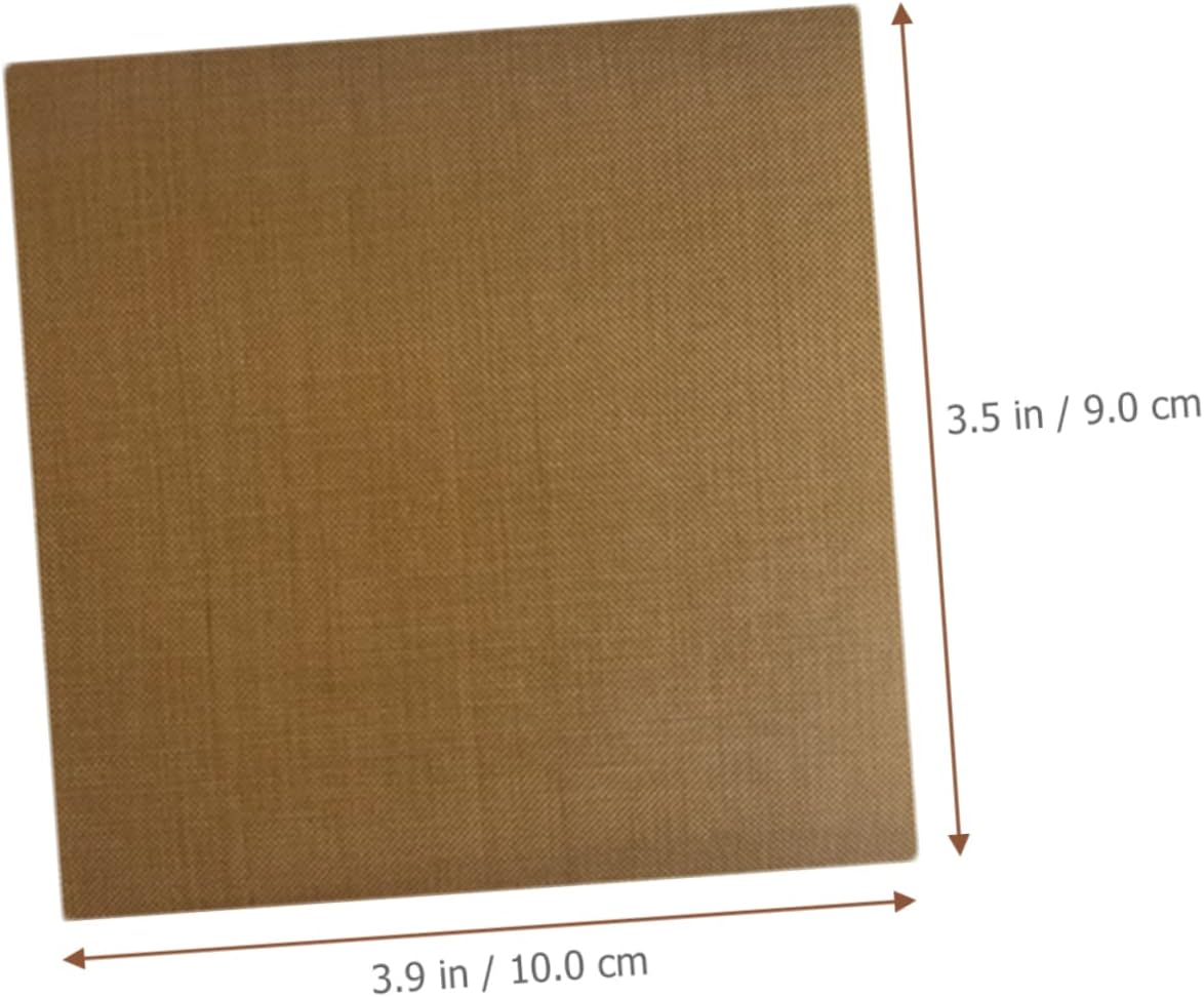 Baluue 40Pcs Heat Insulation Straightener Sticker for Salon Fabric Curling Iron Sticker Protects Hair Tools during Straightening and Curling