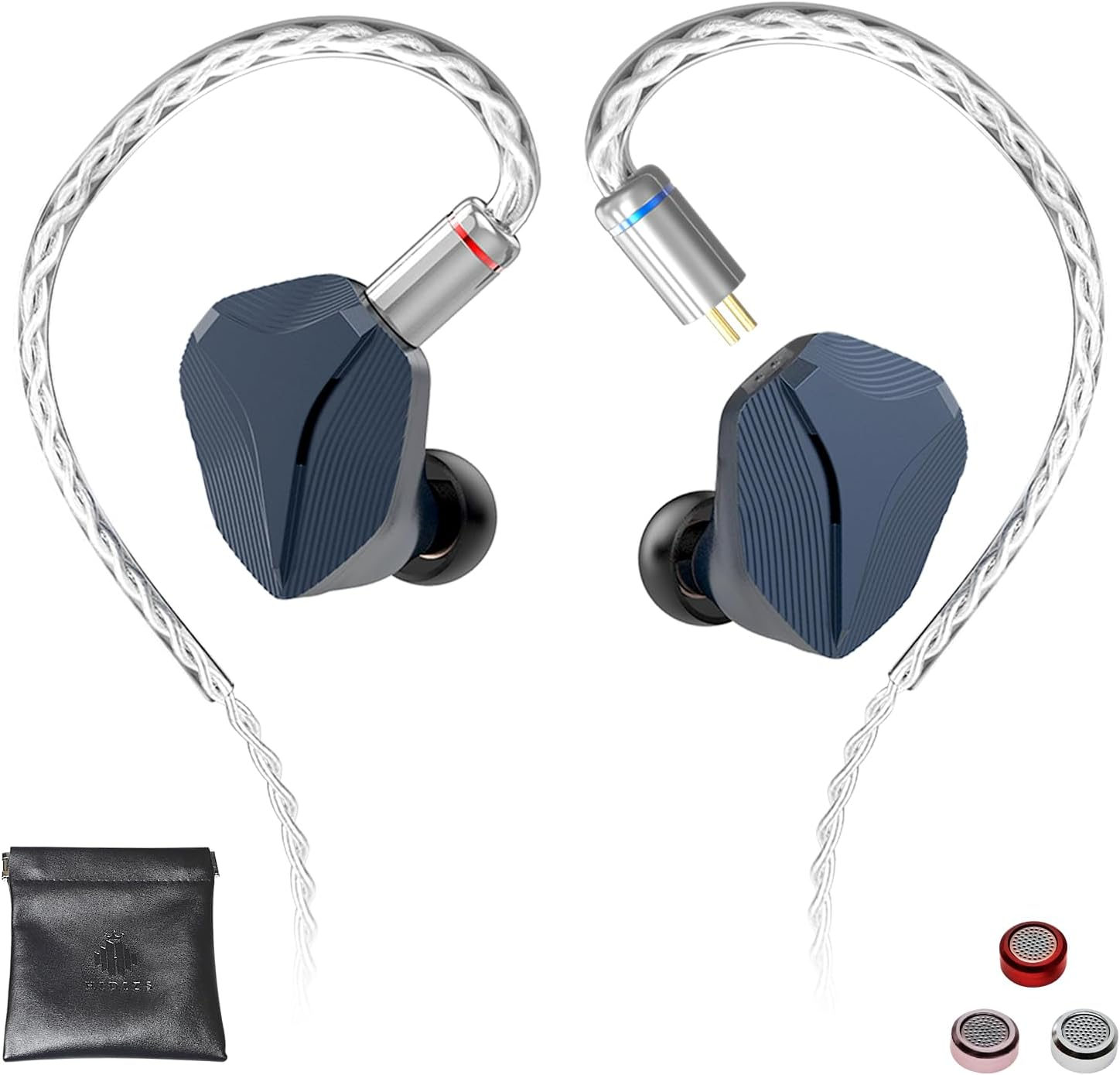 MP145 in Ear Monitor, Hifi IEM Earphones Wired, 14.3 Mm Ultra-Large Planar Magnetic Driver, Aviation Aluminum Alloy Shell, for Musician