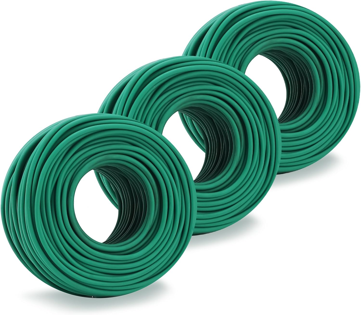 YDSL 100 Feet Soft Tie for Plants, 3 Pack Green Twist Garden Ties Gardening Supplies for Supporting Climbing Plants, Tomatoes, Vegetables, (Diameter - 2.5MM) image number 1
