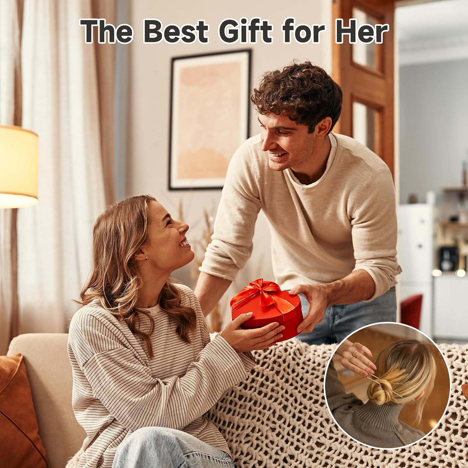 3 PCS French Hair Pins for Women - French Twist and Buns, Elegant Gold Hair Accessories