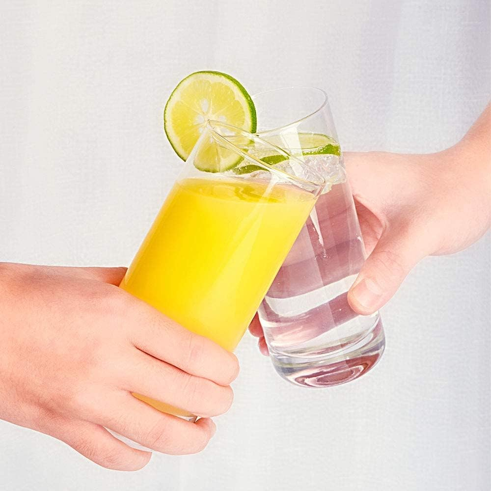 D.M DESIGN&middot;MASTER [6-Pack,13.5 Oz -Premium Highball Glasses, Heavy Base Tall Bar Glass, Drinking Glasses for Water, Juice, Beer, and Cocktail. image number 6