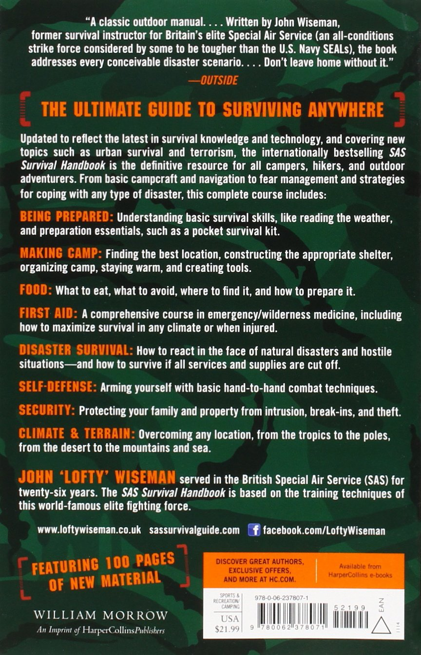 SAS Survival Handbook, Third Edition: the Ultimate Guide to Surviving Anywhere image number 1