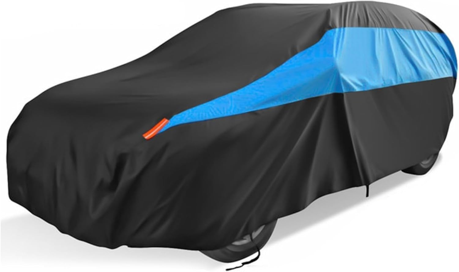 SUV Cover Polyester Car Cover Waterproof All Weather for Automobiles, UV Protection Rainproof Windproof Outdoor Indoor Full Car Cover Universal Fit for SUV (Size XL: 5.1M X 2M X 1.8M) image number 4