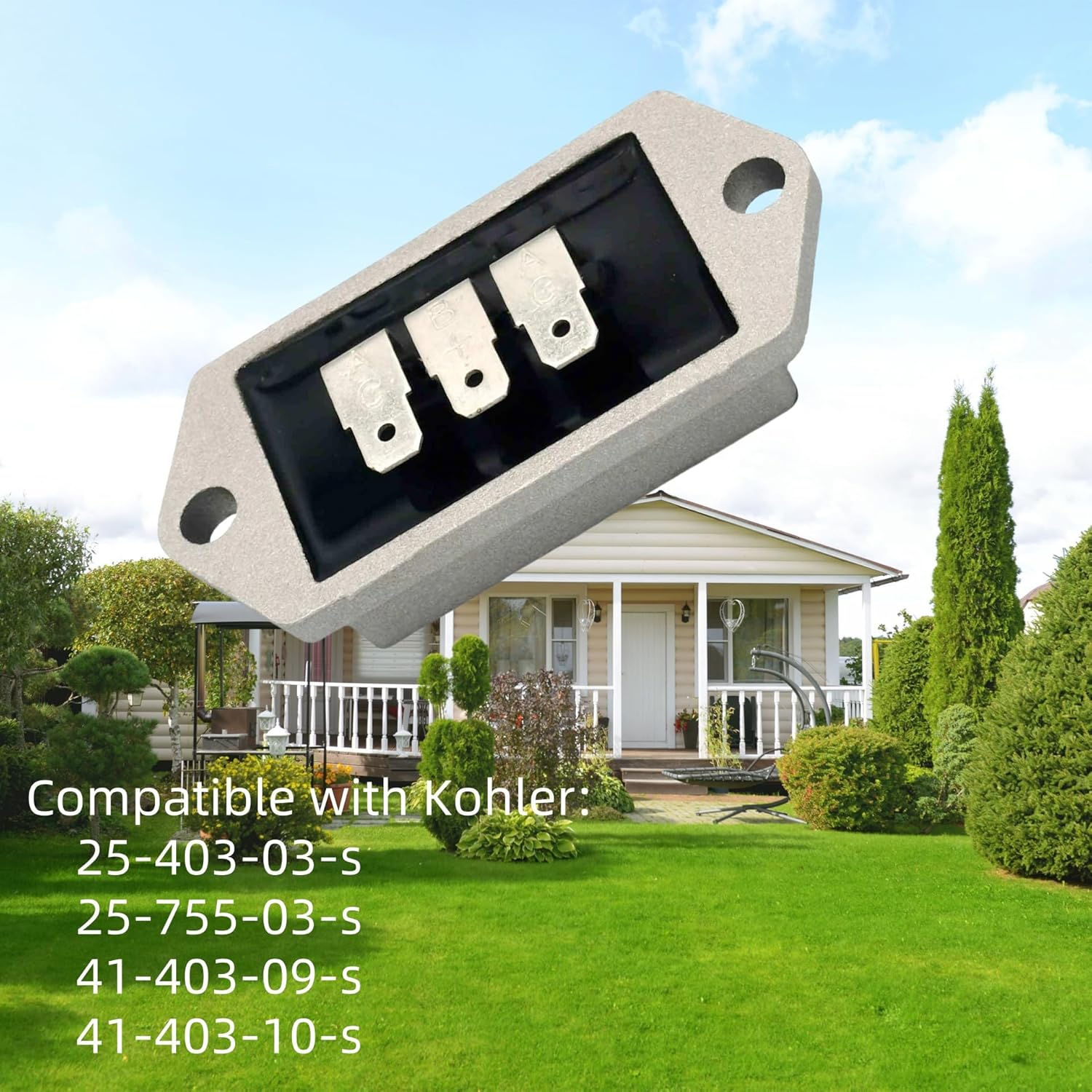 8969 Voltage Regulator for Kohler 20 22 23 25HP Rectifier Regulator Kohler 41 403 09-S 41 403 10-S